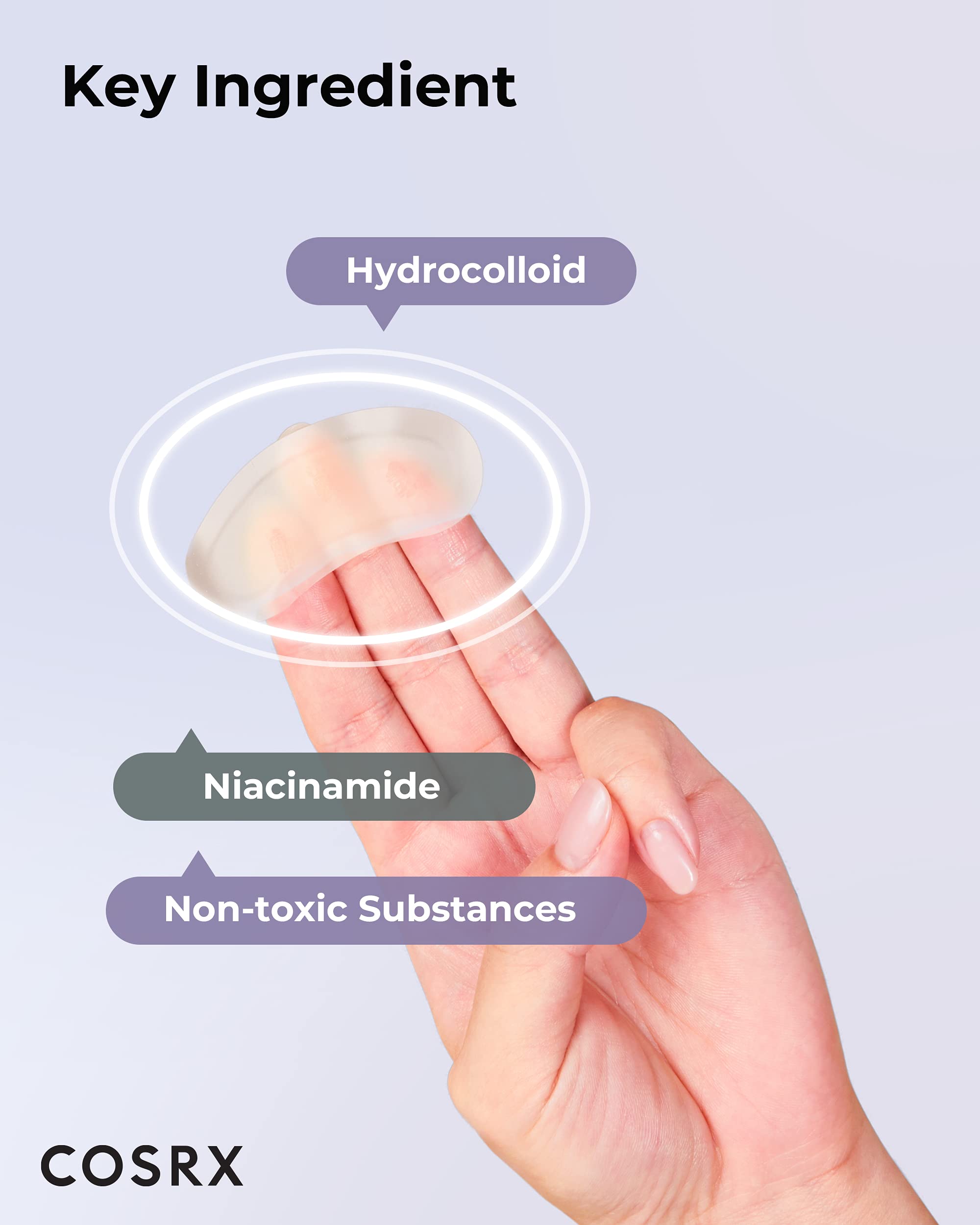 COSRX Master Patch Intensive | Oval-Shaped Hydrocolloid Pimple Patch with Tea Tree Oil & Salicylic Acid | Quick & Easy Blemish,