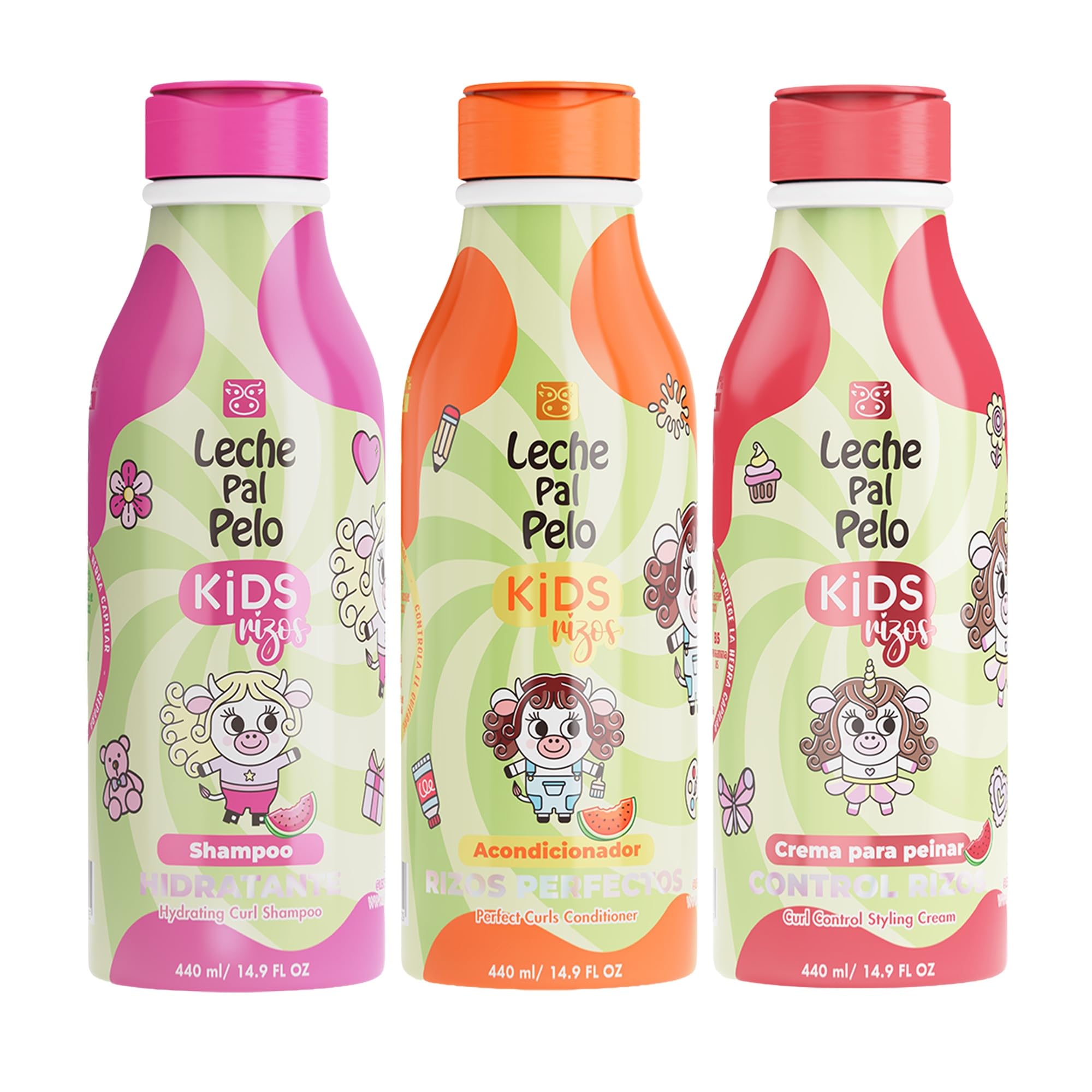 Leche Pal Pelo Kids Curly Kit  3 Pc