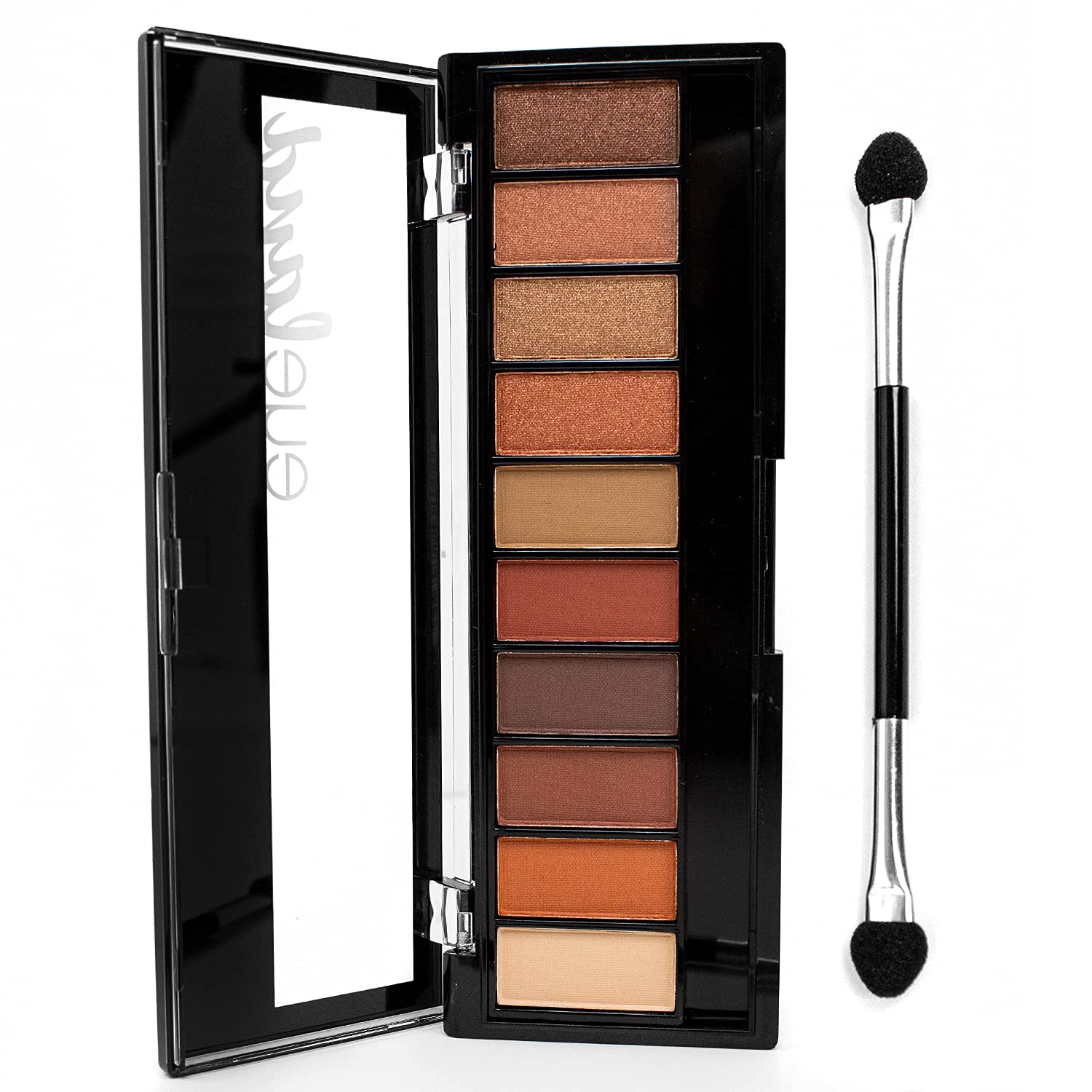 Palladio Eyeland Vibes, Escape to the Tropics, 10 Count Eyeshadow Palette, Seductive Nudes to Vibrant Hues, Complimentary Shades