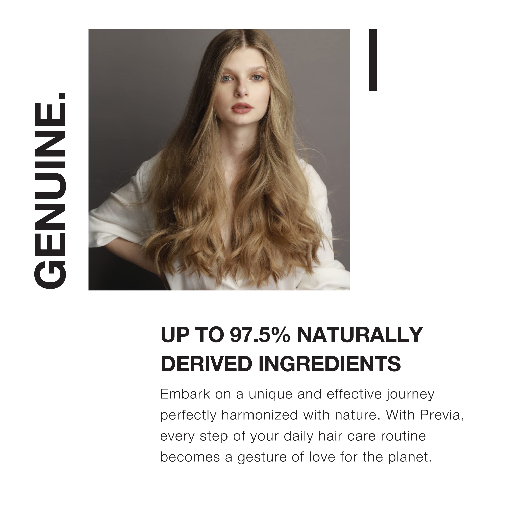 Previa Hydrating Leave-In Conditioner Spray White Truffle Extract - Reconstructive Biphasic Detangling Treatment For Damaged, Dr