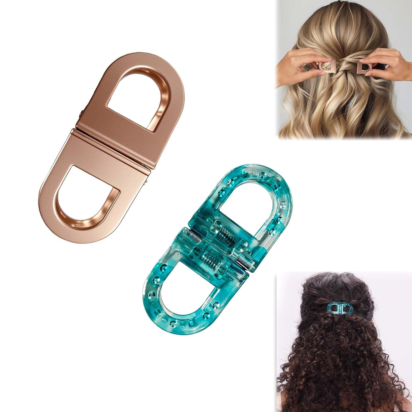 2Pcs Magnetic Hair Clip, Magnetic Hair Clips For Women, Styling For Updos And Buns, Daily Hair Styling Solution, Magnet Hair Cli
