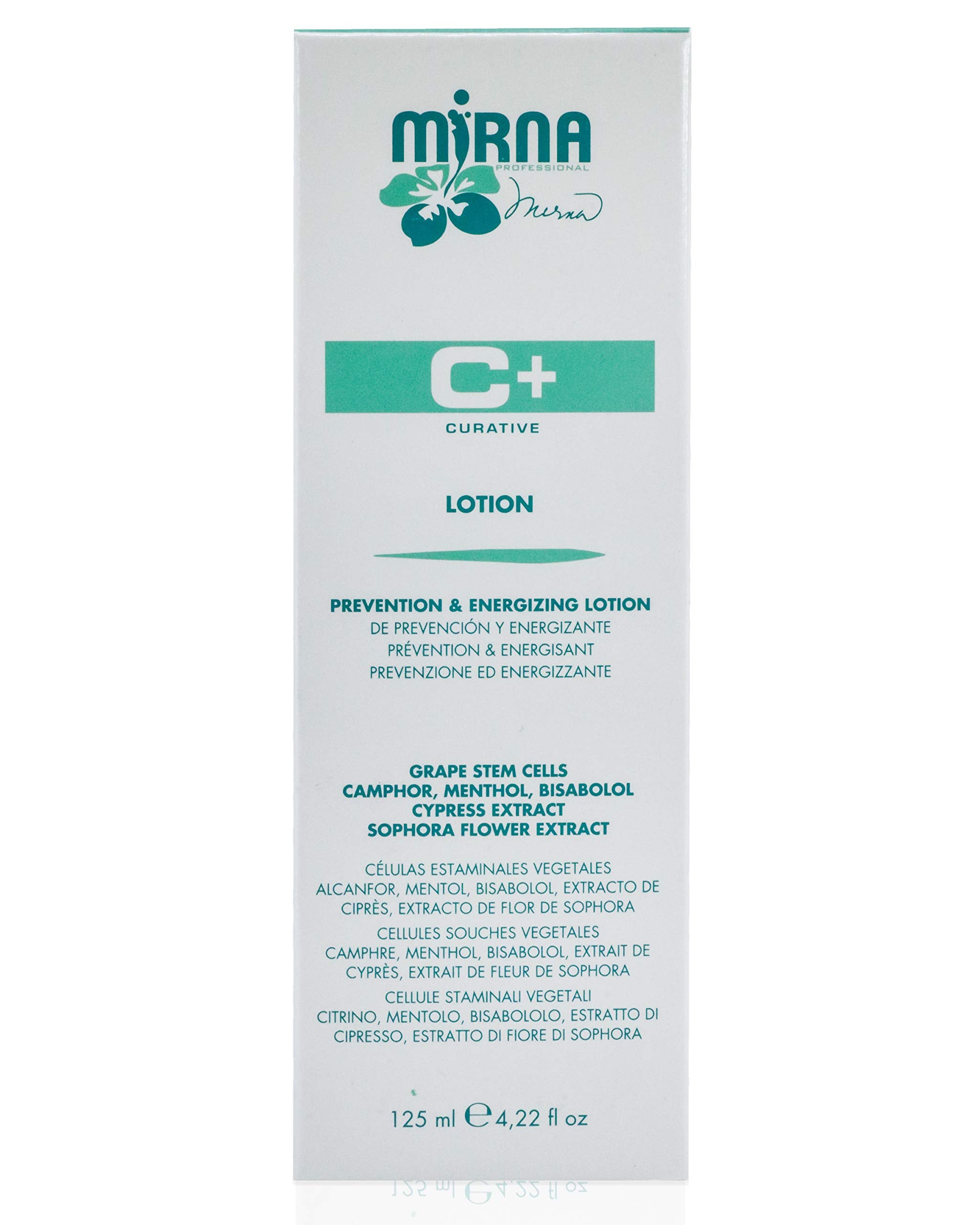 Mirna Professional Prevention & Energizing Anti Hairloss lotion For Weak Hair Infused with Menthol, Pantenol, Sophia Flower Extr