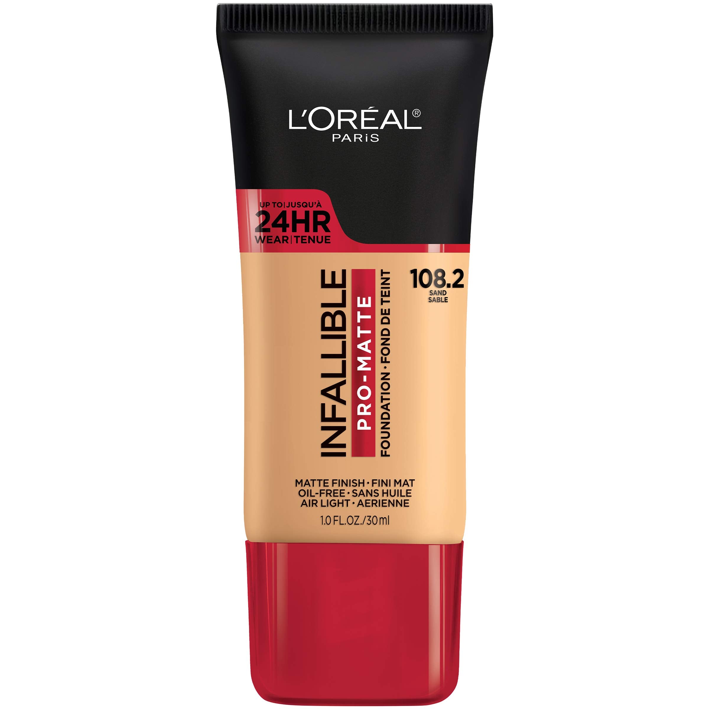 LOreal Paris Cosmetics Makeup Infallible Pro-Matte Liquid Longwear Foundation, Sand, 1 fl oz