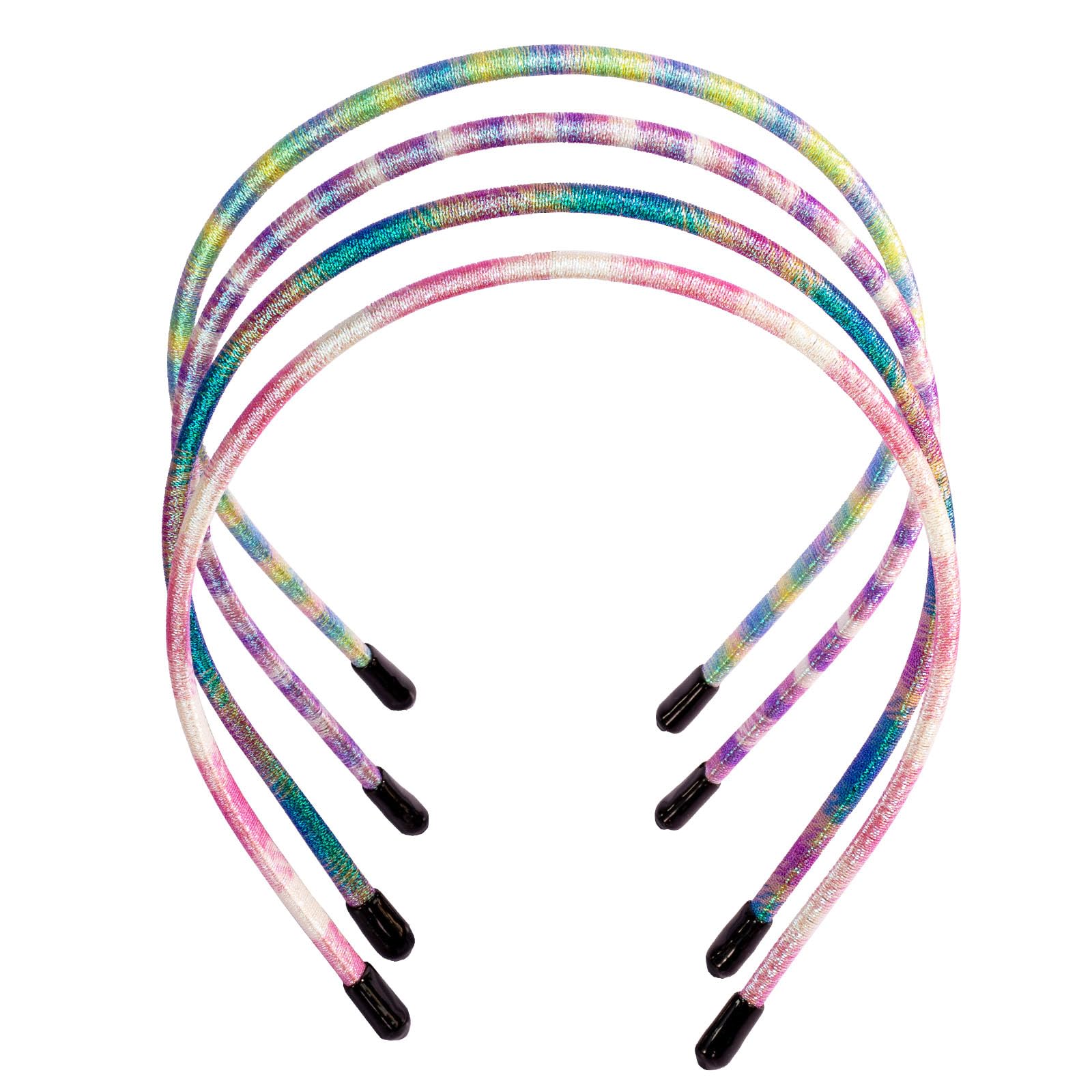 minihope Skinny Multicolor Headbands - Assorted Colors for All Hair Types - Instant Style, Pain-Free Wear - Durable, Adjustable,