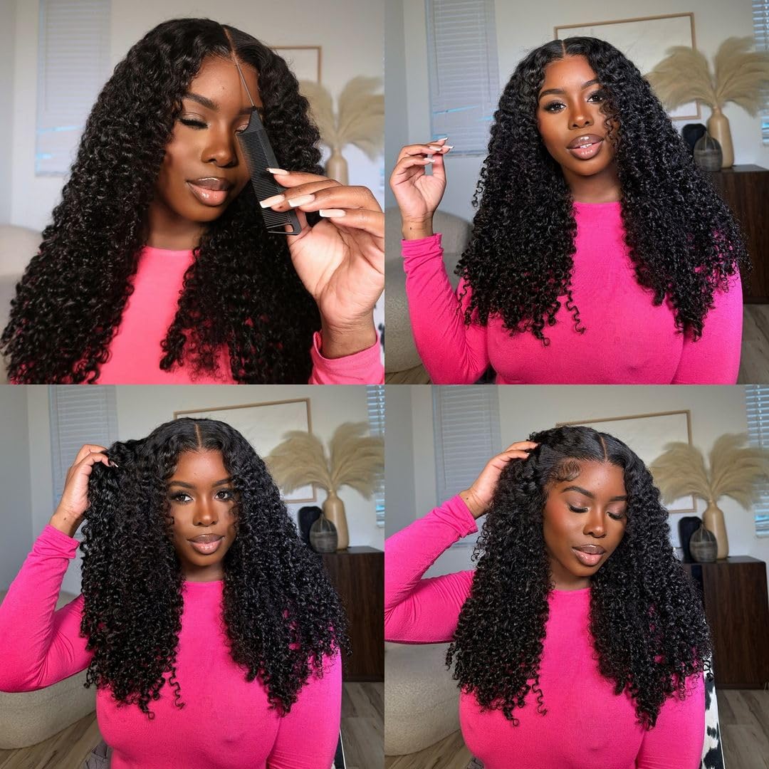Deep Wave Human Hair Bundles (12 14 16 )12A 100% Unprocessed Brazilian Virgin Human Hair Deep Curly Human Hair Weave 3 Bundles E