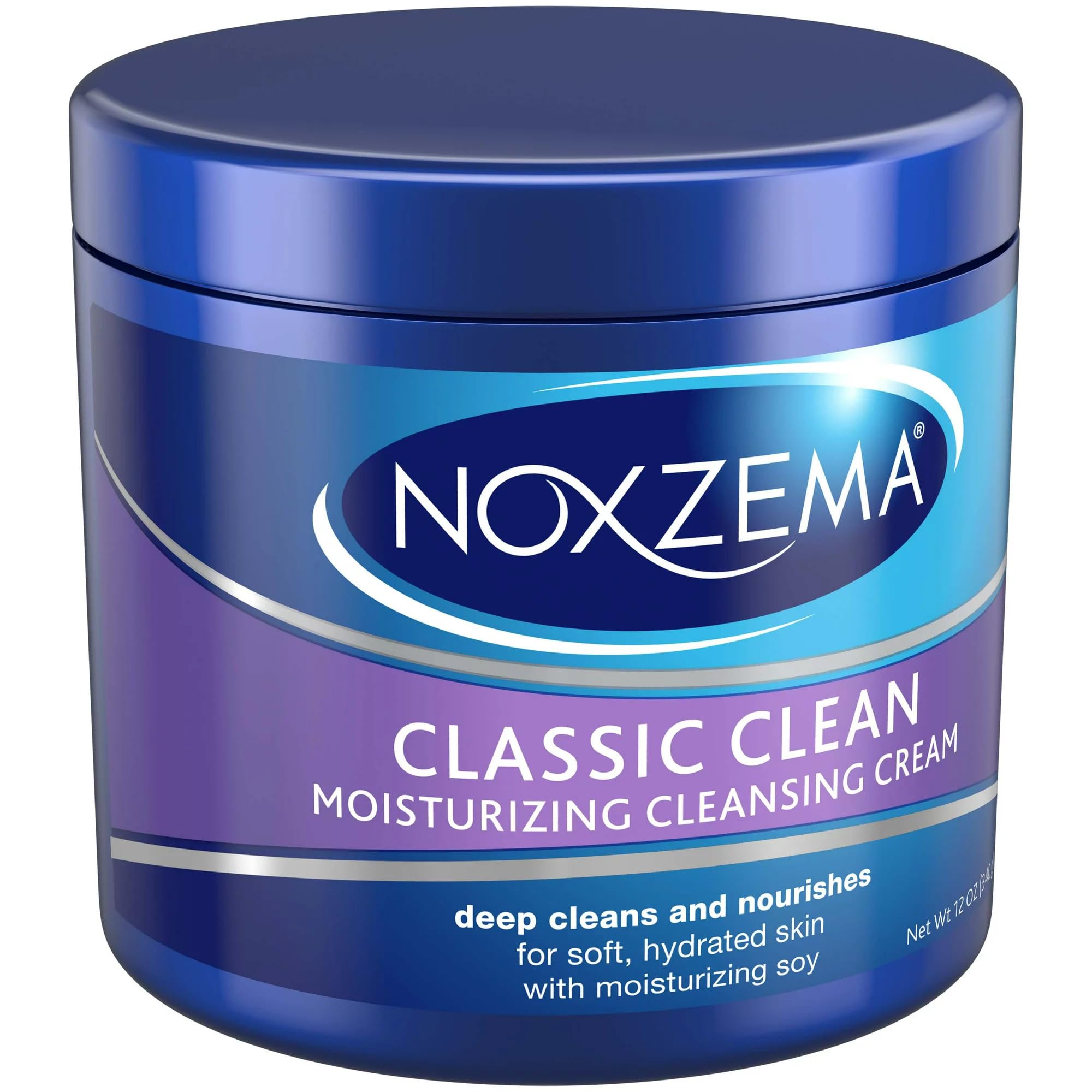 Noxzema Facial Cleanser, Moisturizing Cleansing, 12 Oz