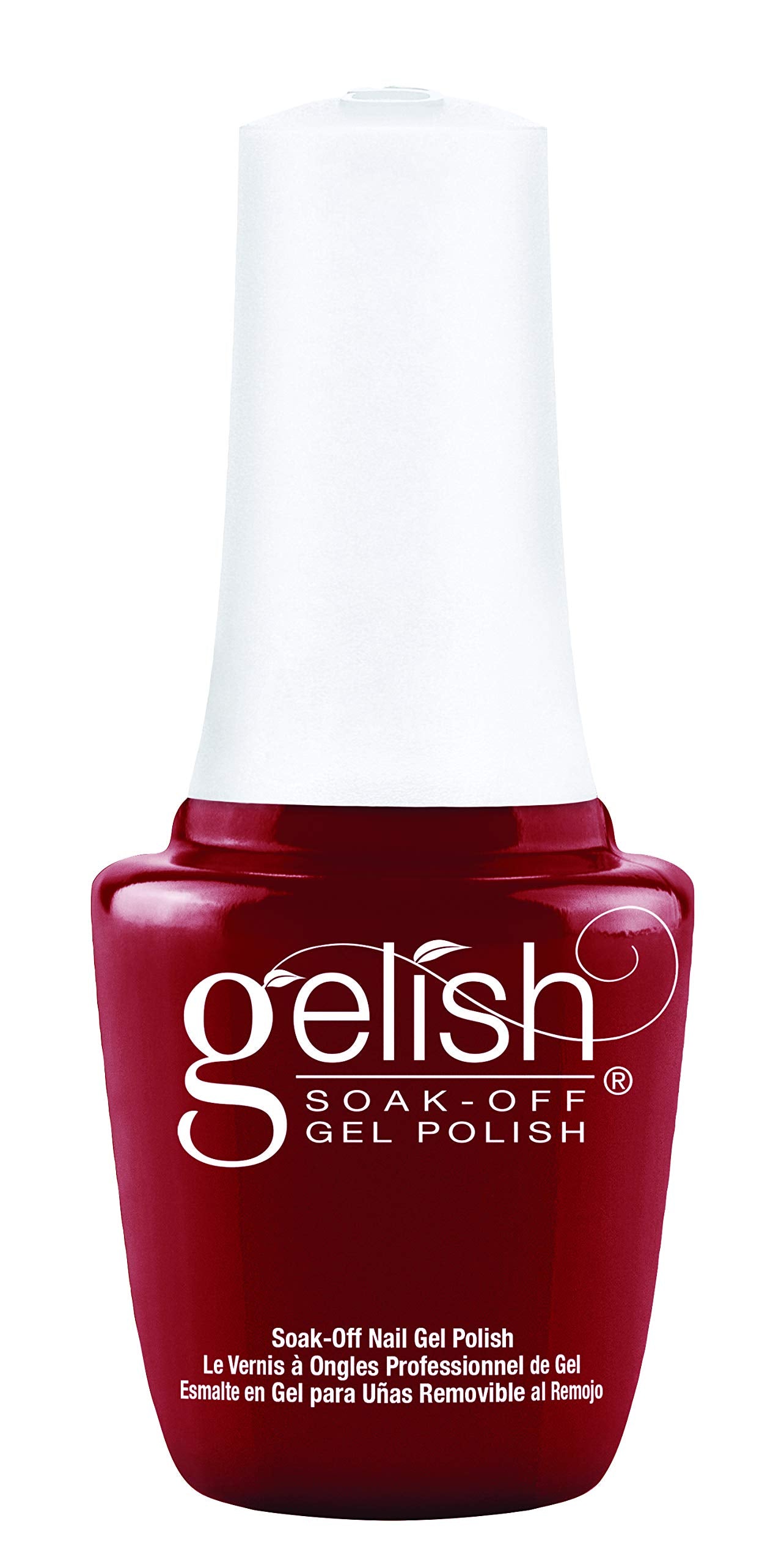 gelish MINI Red Roses Soak-Off gel Polish, Red gel Nail Polish, Red Nail colors, Dark Red gel Polish, 03 oz