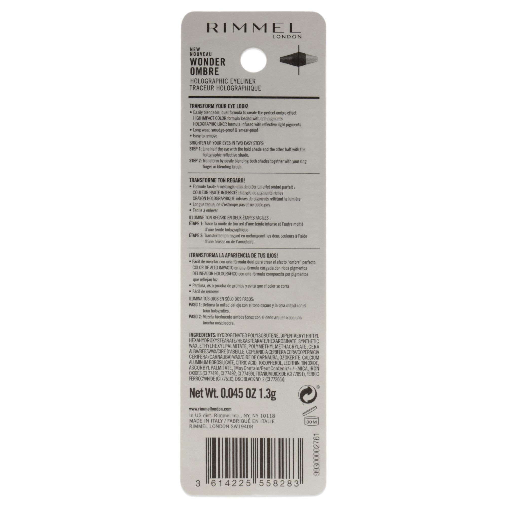 Rimmel Wonder Ombre Eye Liner, Golden Gaze, 0.04 Ounce