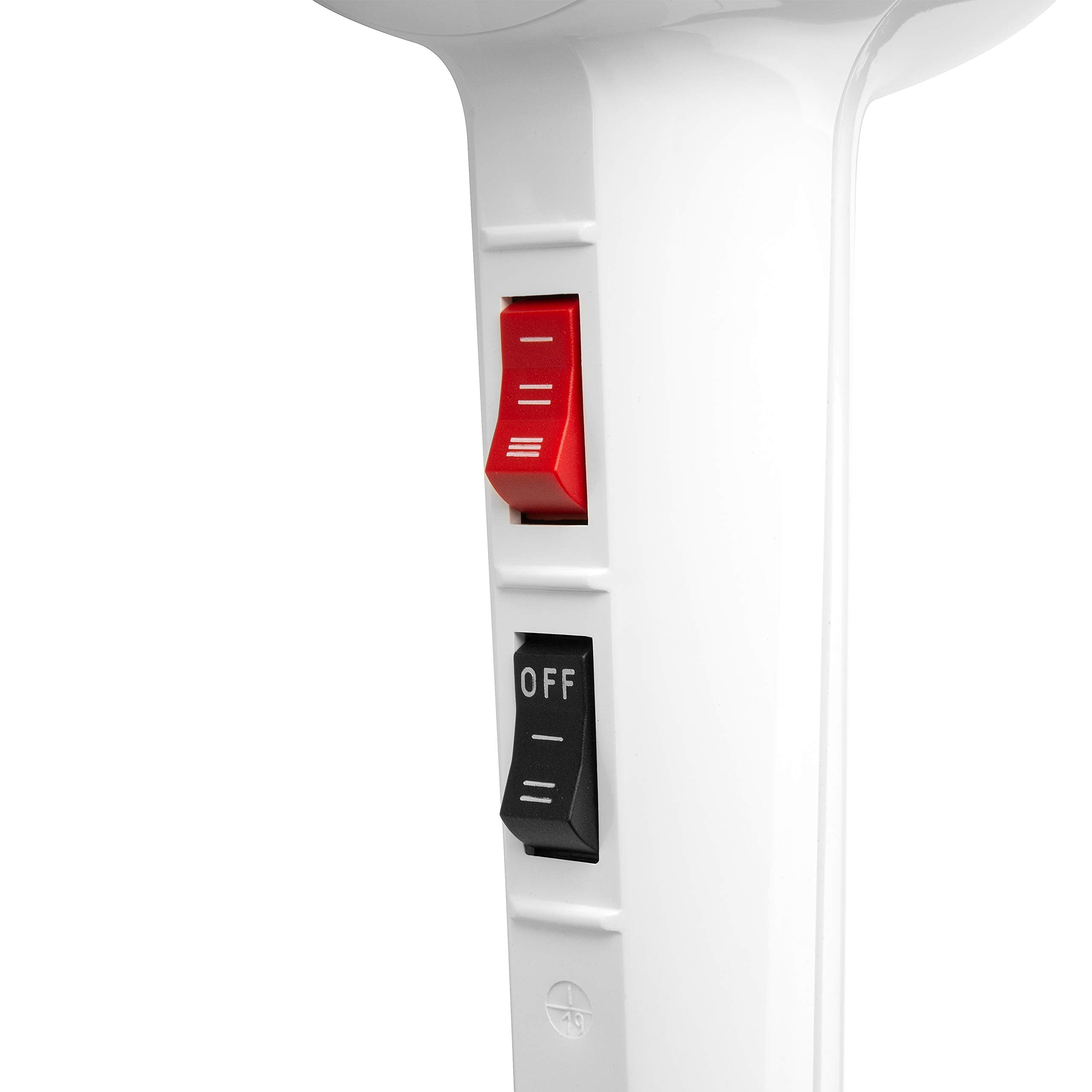 Elchim 2001 High Pressure Hair Dryer - White, 1 Count, Plastic Material, Model 220710013