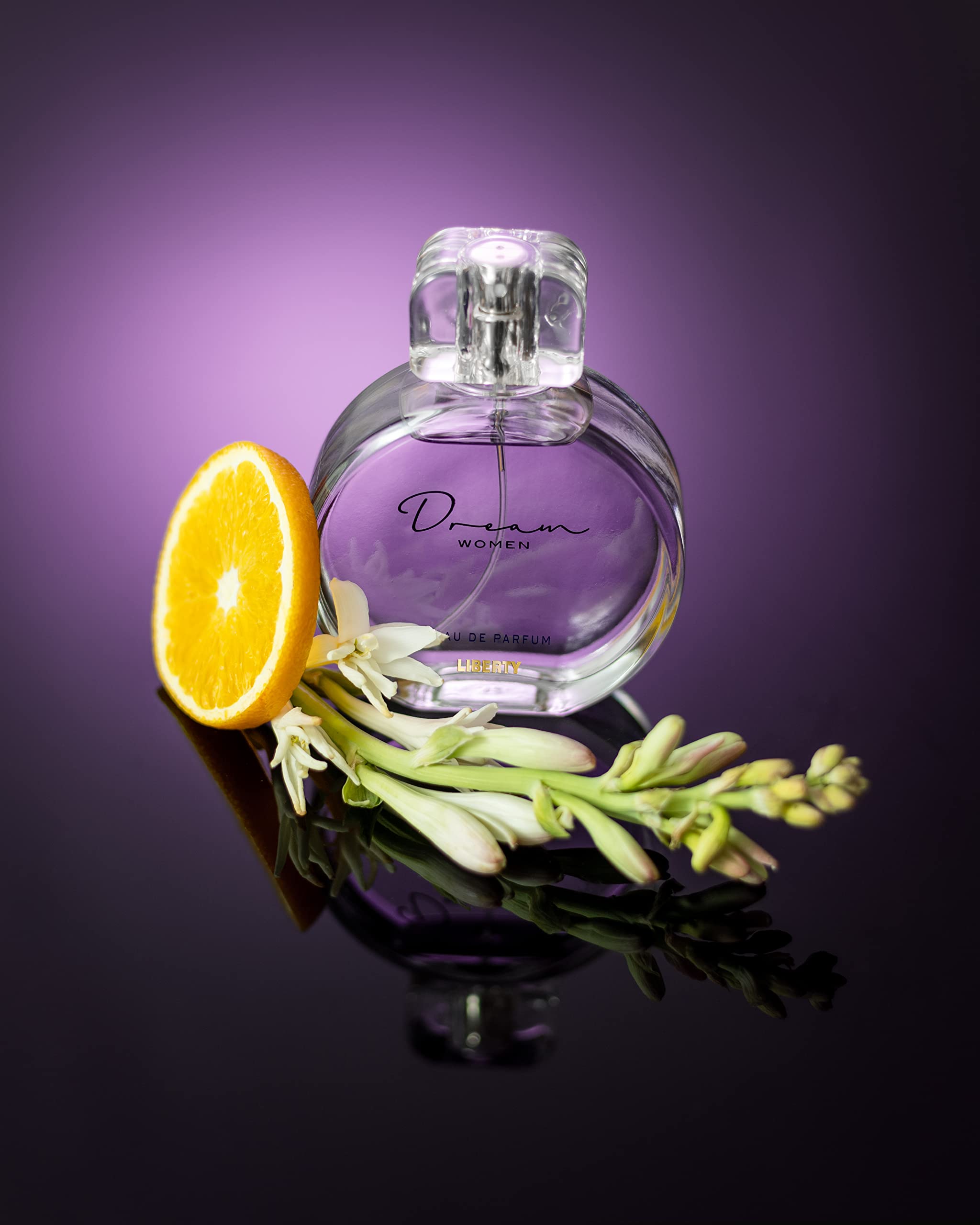 Liberty Perfume for Women, 3.4 Oz Dream Perfumes Long-Lasting Fragrance Eau de Parfum, Luxury Floral Scent for Women's Day, Moth