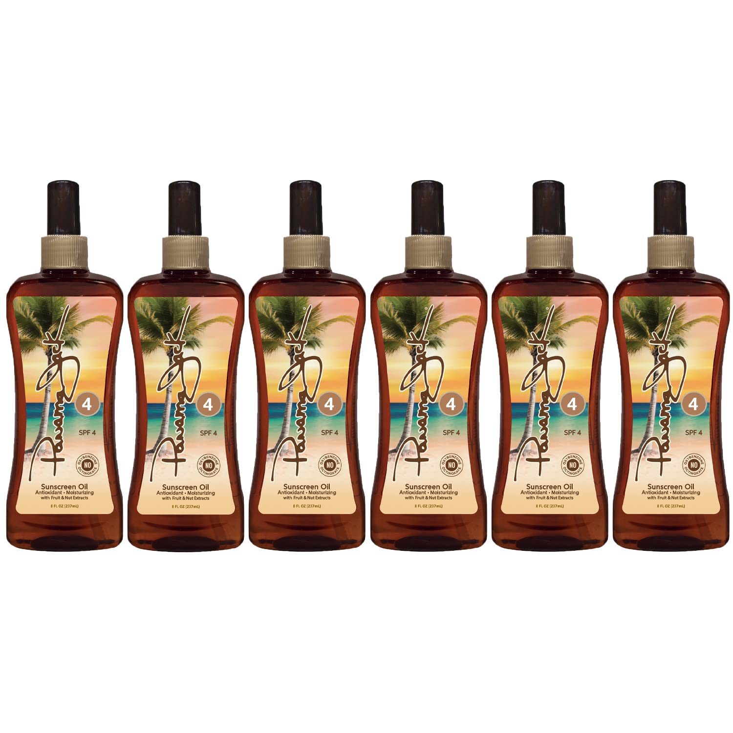 Panama Jack Sunscreen Tanning Oil - Spf 4, Paba, Paraben, Gluten & Cruelty Free, Antioxidant Formula With Exotic Oils & Fruit &