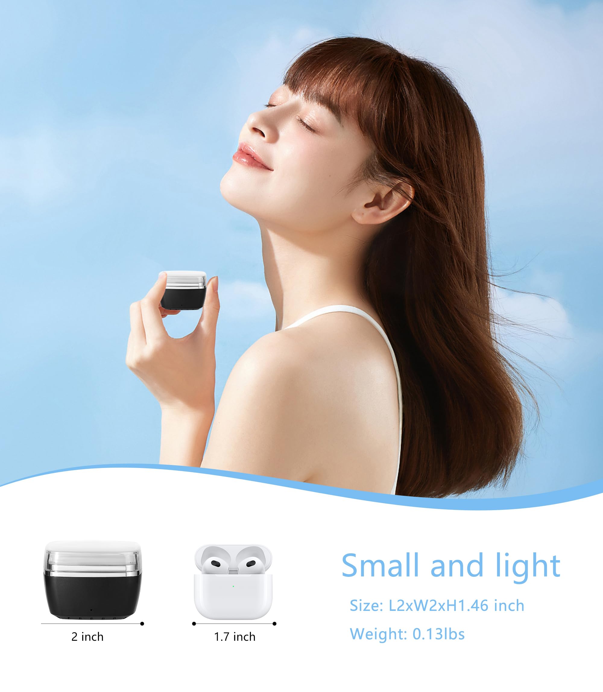 Nose Wax Kit - Mini Wax Warmer for Hair Removal with 100g Bens,1 Organizer Bag,10 Applicators, 30 Nose Hair Sticks 2 Silicone Po