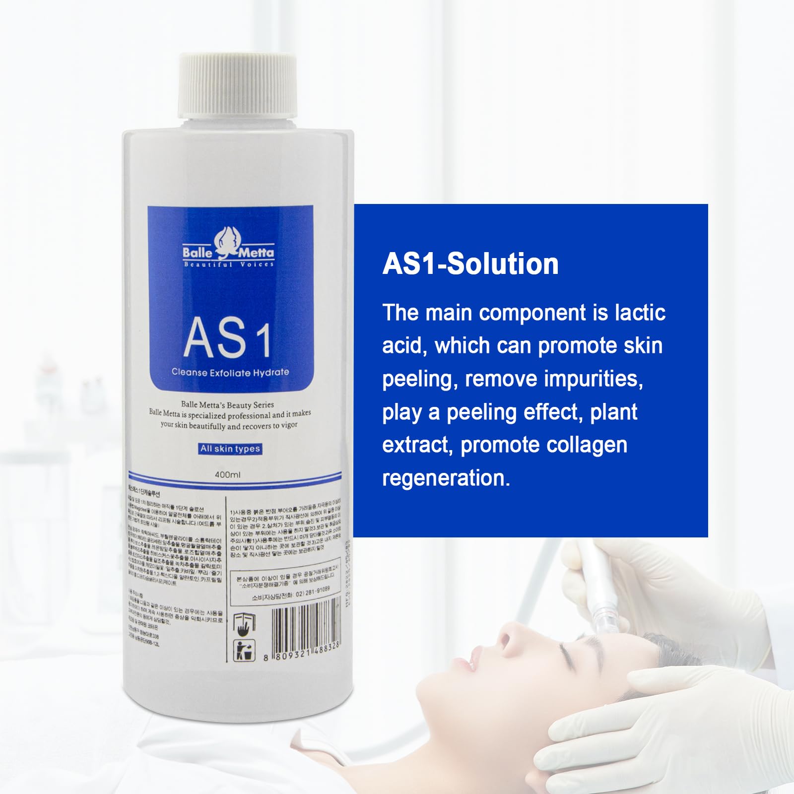 Elitzia Aqua Peeling Solution Hydro Facial Aquapeel Serum Skin Care As1 Sa2 Ao3 For Hydro Facial Dermabrasion Machine Face Clean
