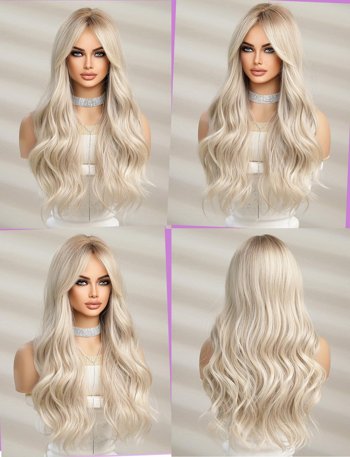 Haircube Long Wavy Wigs For Women,Synthetic Hair Wig For Daily