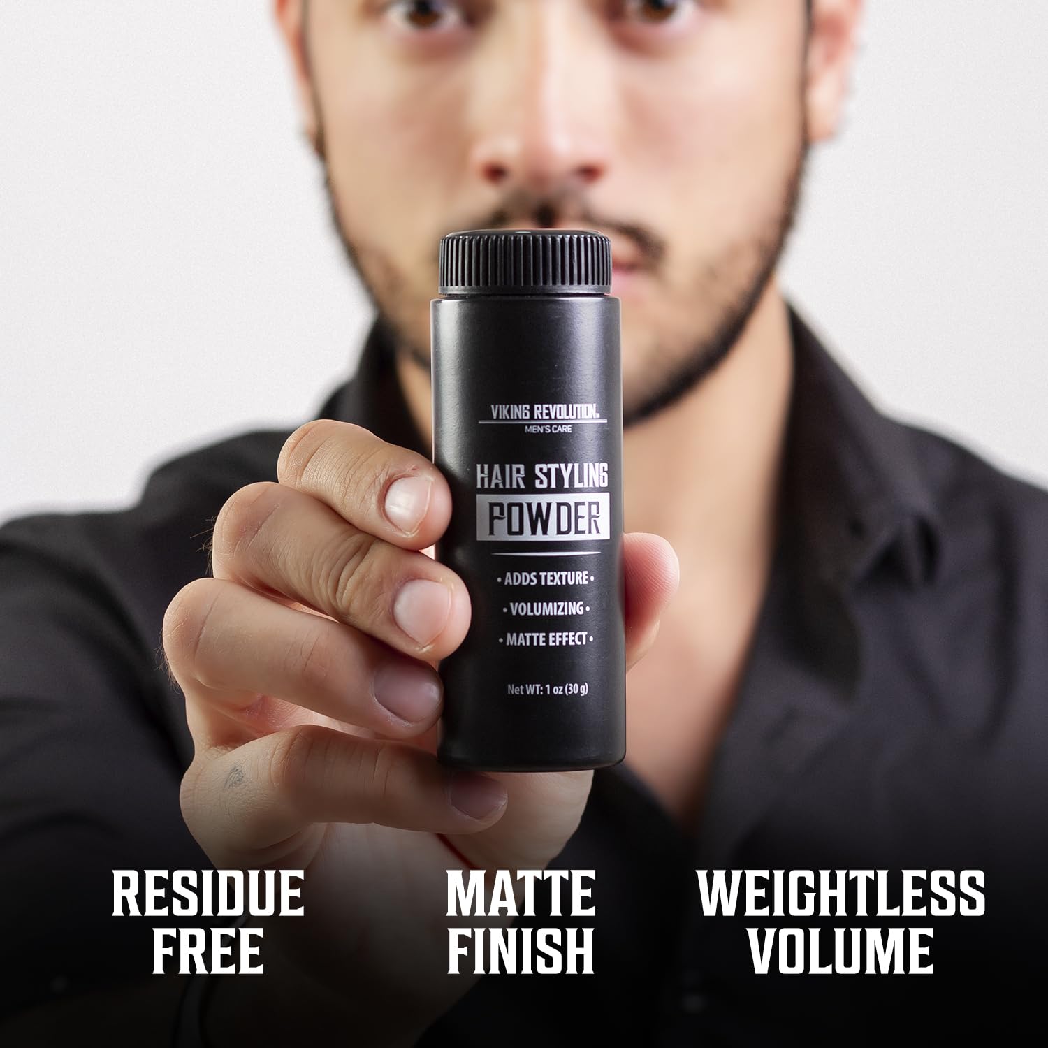 Viking Revolution Hair Styling Powder For Men - Hair Powder For Men Easy To Apply Hair Texture Powder For Men Mattifying And Vol