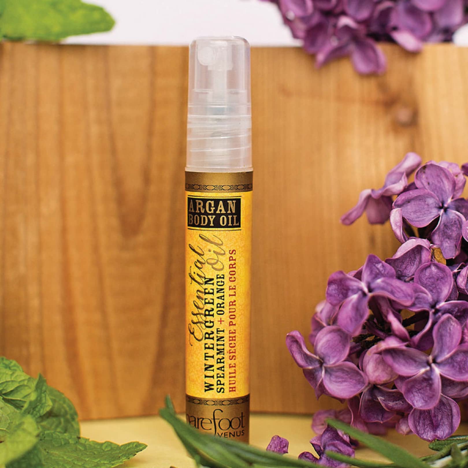 Barefoot Venus Mustard Bath Essential Oil Bundle: Instant Hand Repair (3 Oz), Mini Instant Hand Repair (1 Oz), Argan Body Oil (0