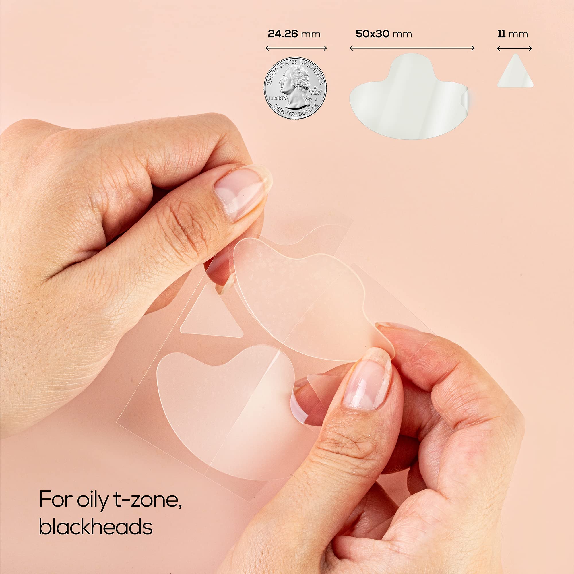Hanhoo T-Zone Pore Patch | Hydrocolloid Nose Patches | For Blackheads & Clogged Pores | Fits Nose, Chin, And Forehead | Cruelty-