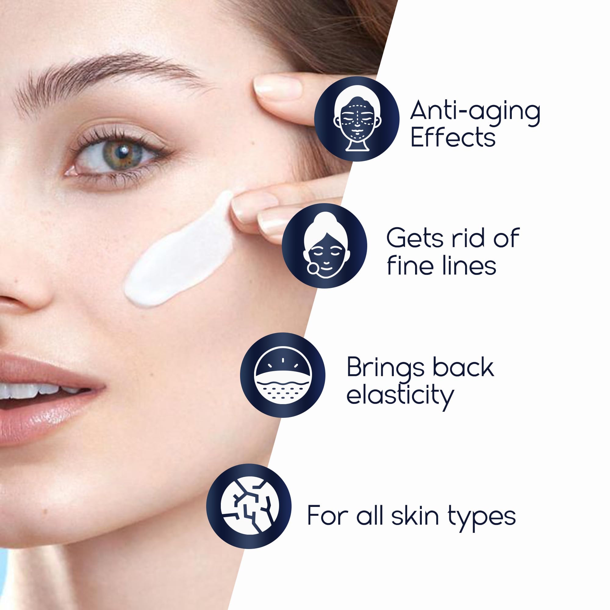 Pharmlitalia Instant Face Lift Cream, Face Cream For Older Women 60 Plus - Wrinkle Cream For Face Deep Wrinkles - Face Moisturiz