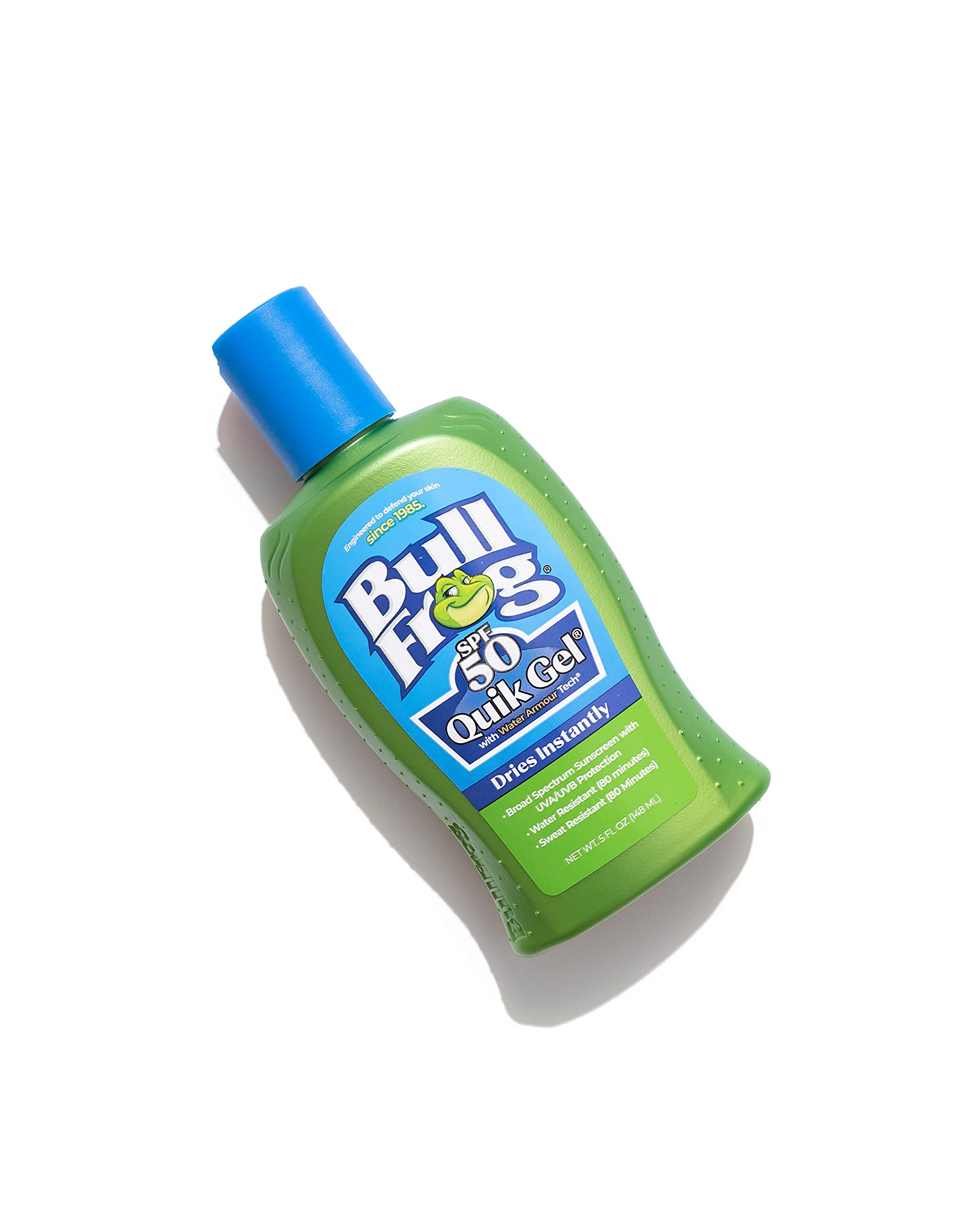 Bullfrog Quik Gel Sunscreen Spf 50 Reef Friendlysafe (Oxybenzone & Octinoxate Free) Broad Spectrum Moisturizing Uvauvb, 5Oz