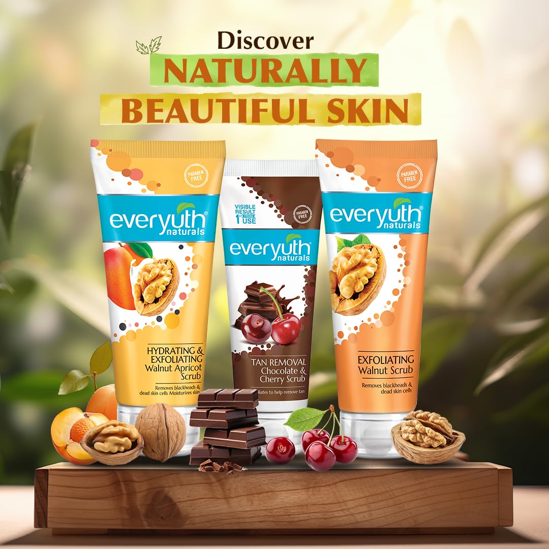 Everyuth Naturals Exfoliating Walnut Scrub, 200G