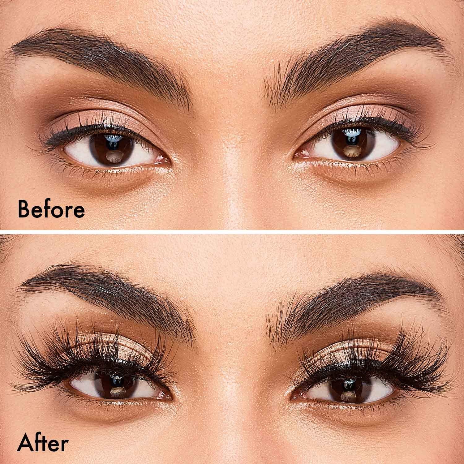 i•ENVY Real Mink False Eyelashes - Dramatic Long Lashes, 1 Count, Rich Peach