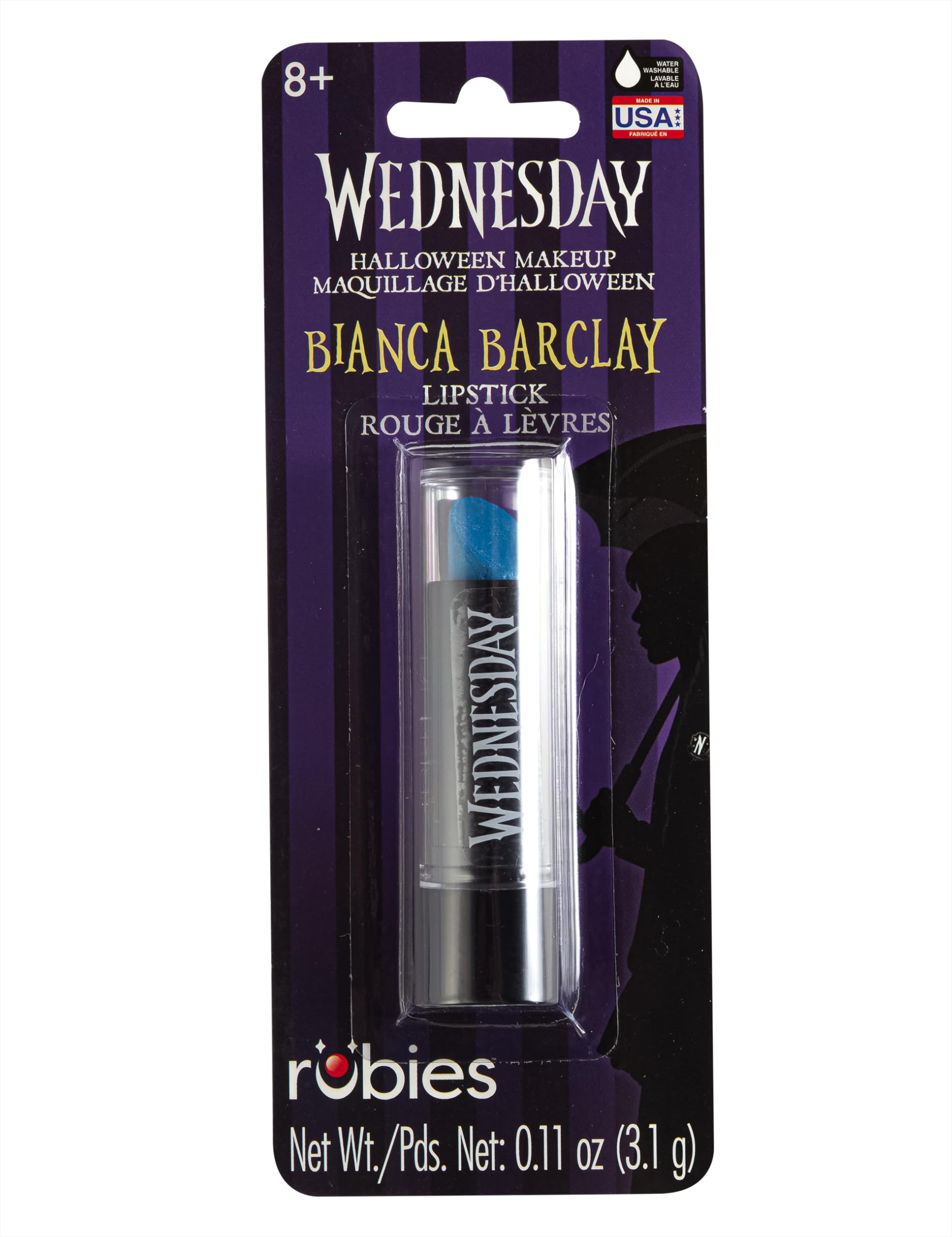 Rubies Wednesday TV Series: Bianca Barclay Makeup KIt for Adults, Womens No Size Blue