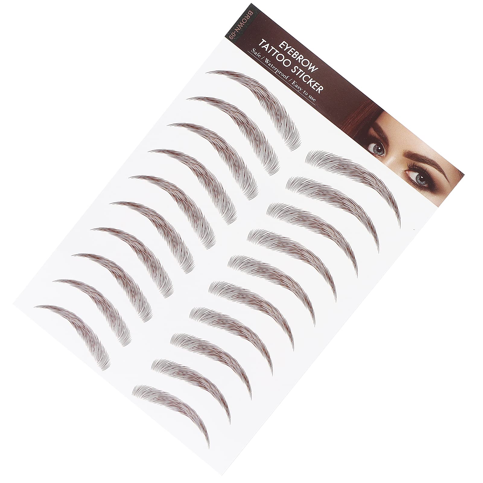 Eyebrow Tattoos Stickers Professional Waterproof Eyebrow Grooming Shaping Tattoo Sticker Eyebrow Transfer Sticker For Women(Brow