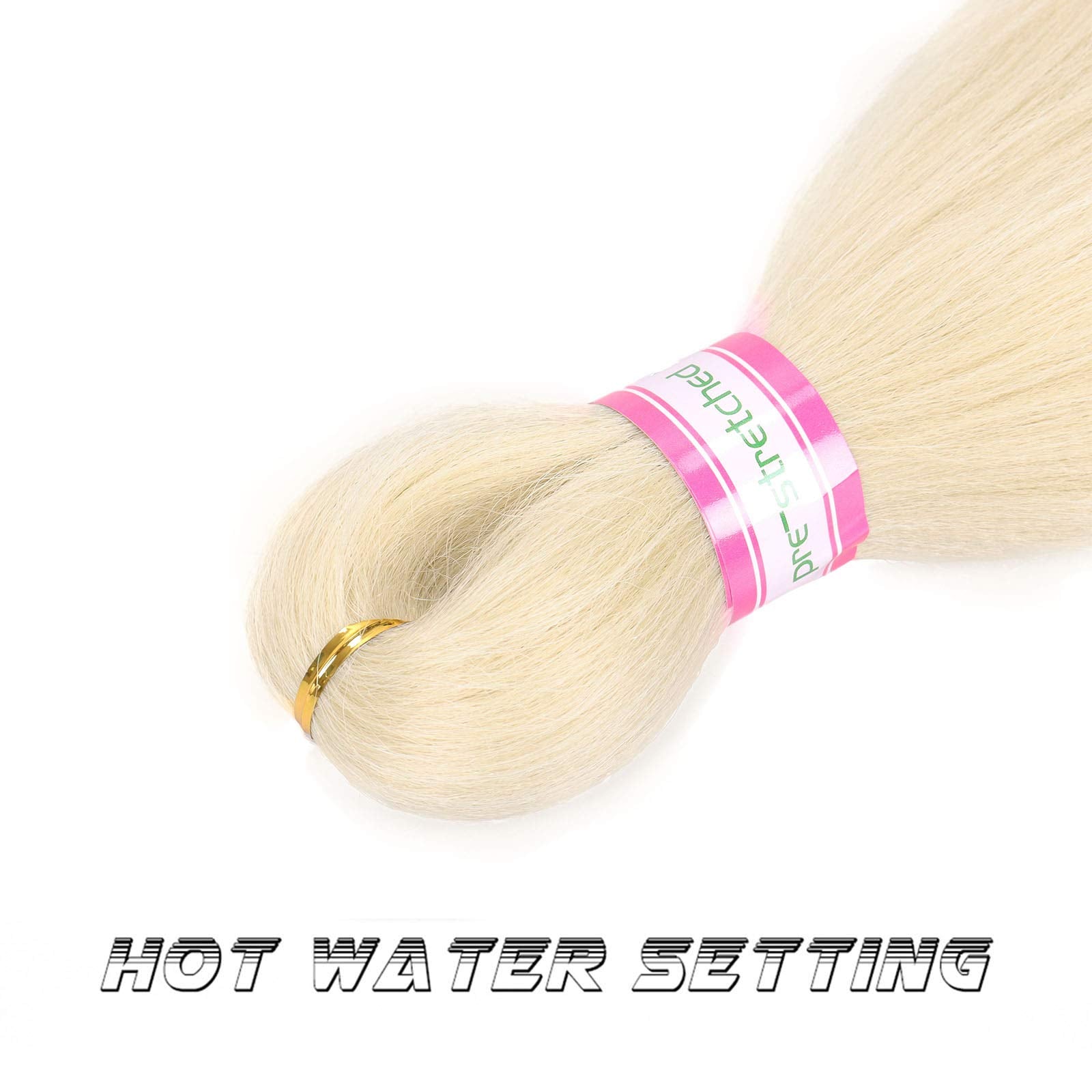 Blonde Braiding Hair Pre Stretched 20 Inch 8 Packs Braiding Hair Extensions For Crochet Box Braids Twists Locs Hair Itch Free So