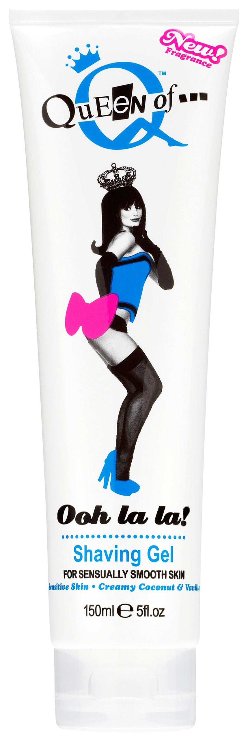 Queen of Ooh la la! Sensitive Moisturising Coconut and Vanilla Shaving Gel For Women 150ml