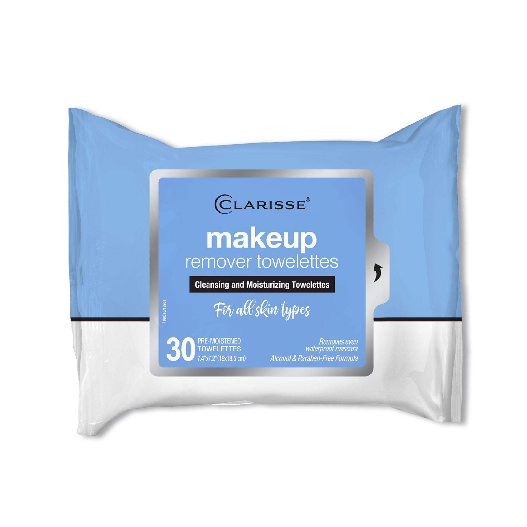 Clarisse MakeUp Remover Towelettes, 30 Count