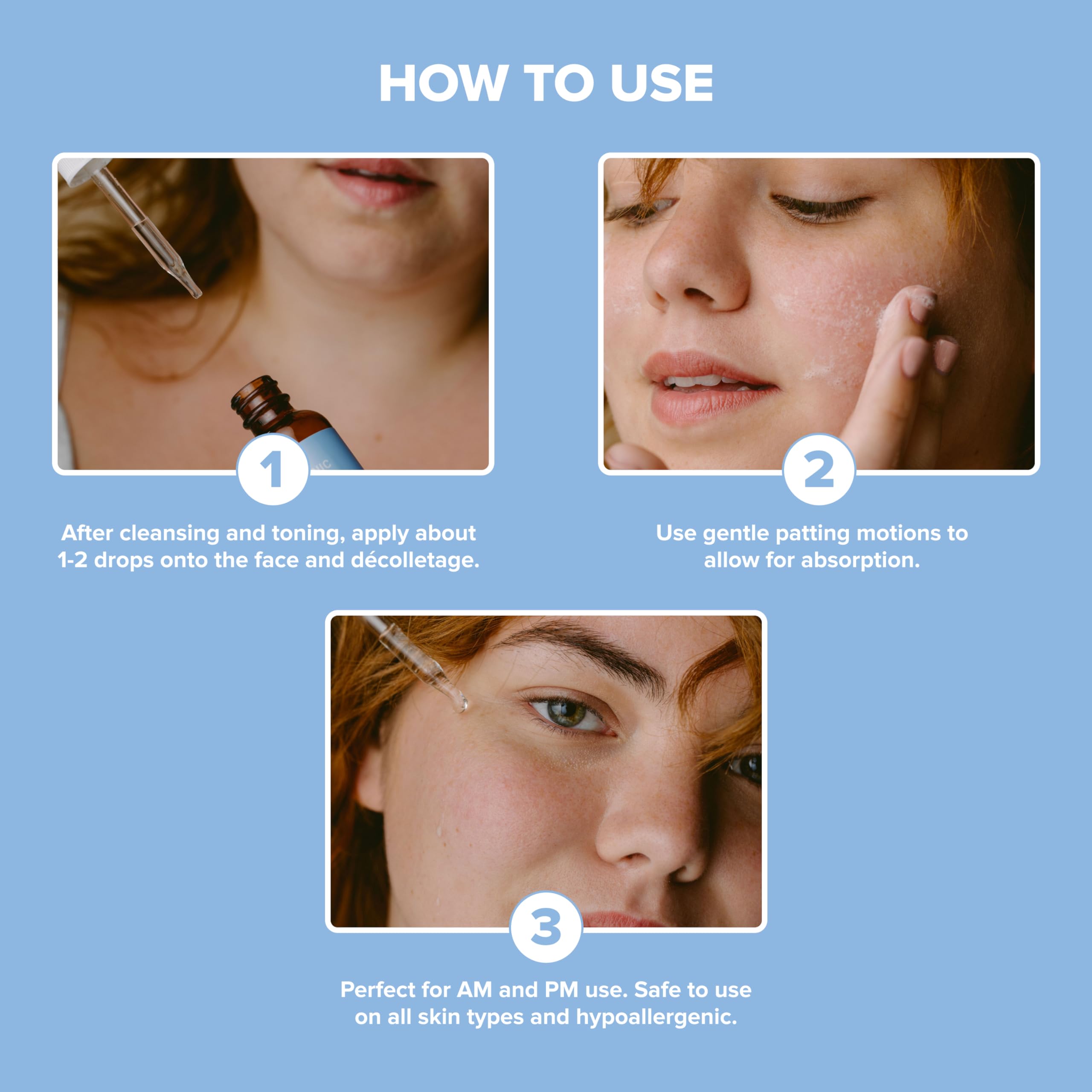 Hyaluronic Acid Serum With Vitamin B5 - Intense Hydration, Anti-Aging, Non-Greasy, Paraben Free, Face Serum - 2Oz