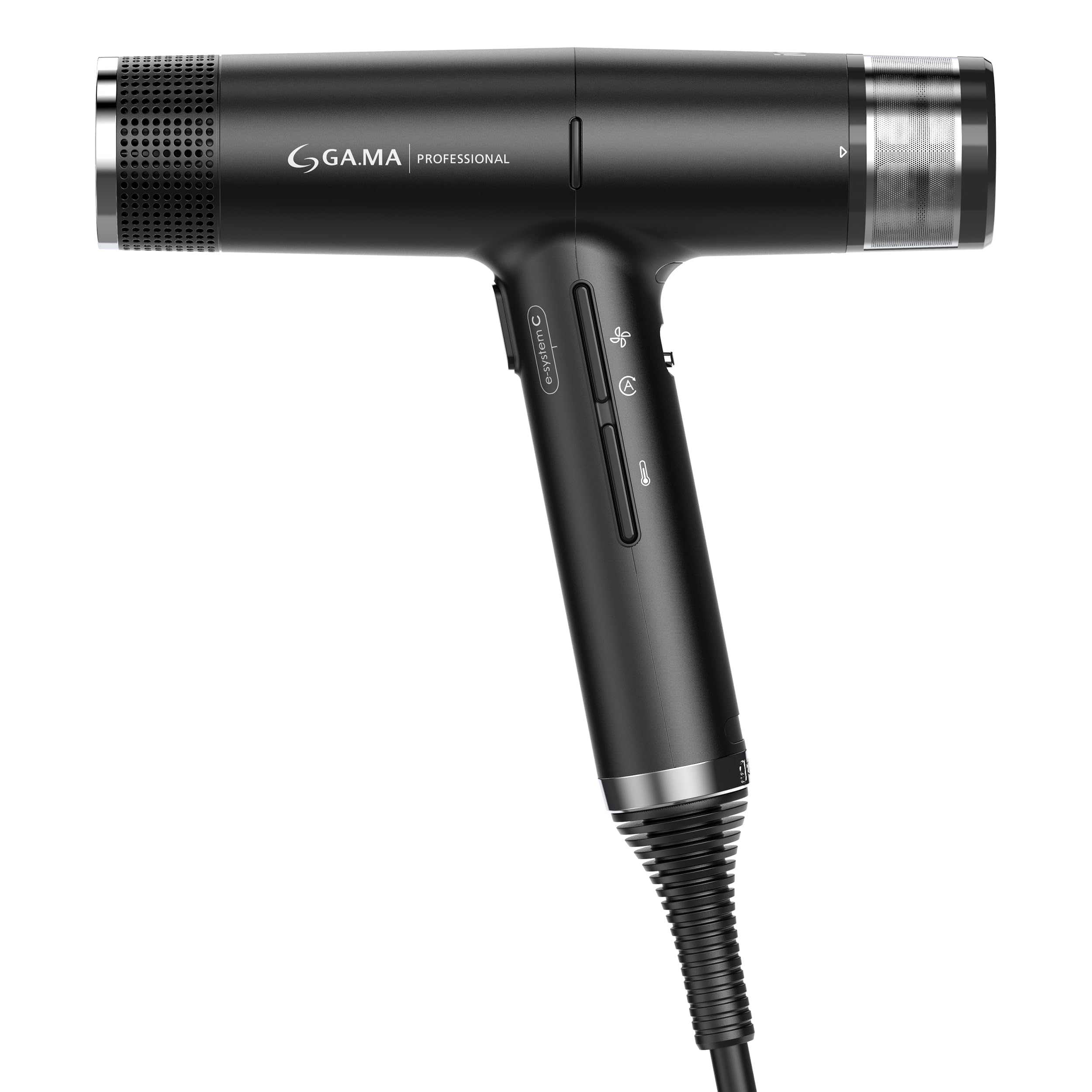 GA.MA Italy Professional iQ1 Perfetto Hair Dryer, 110,000 RPM, Black