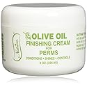 Nutrine Finishing Cream Olive Oil Jar For Perms, 8 Ounce
