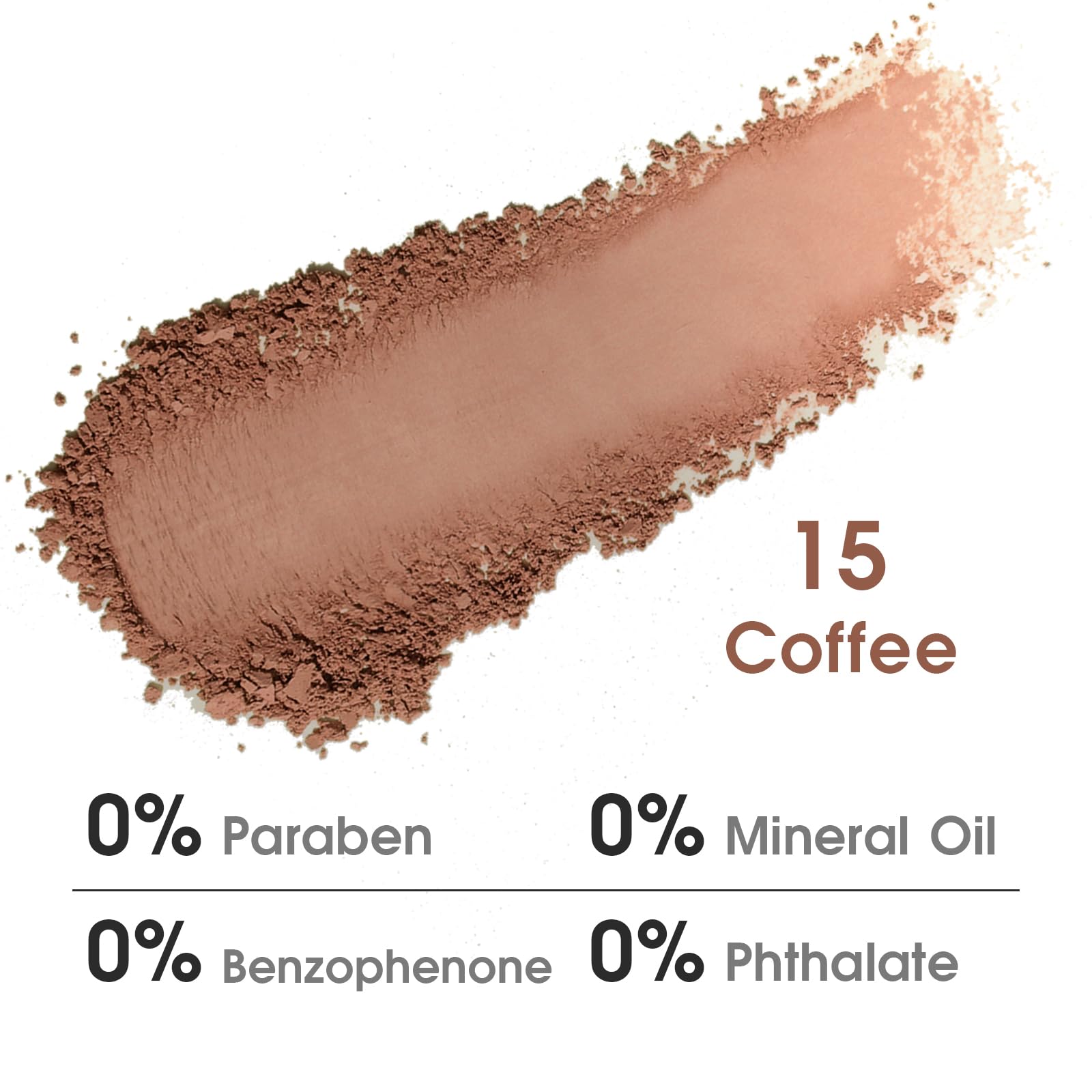 Ucanbe Brown Single Eyeshadow Palette, Highly Pigmented Matte Eye Shadow Powder, Professional Long-Lasting Waterproof Makeup Pal