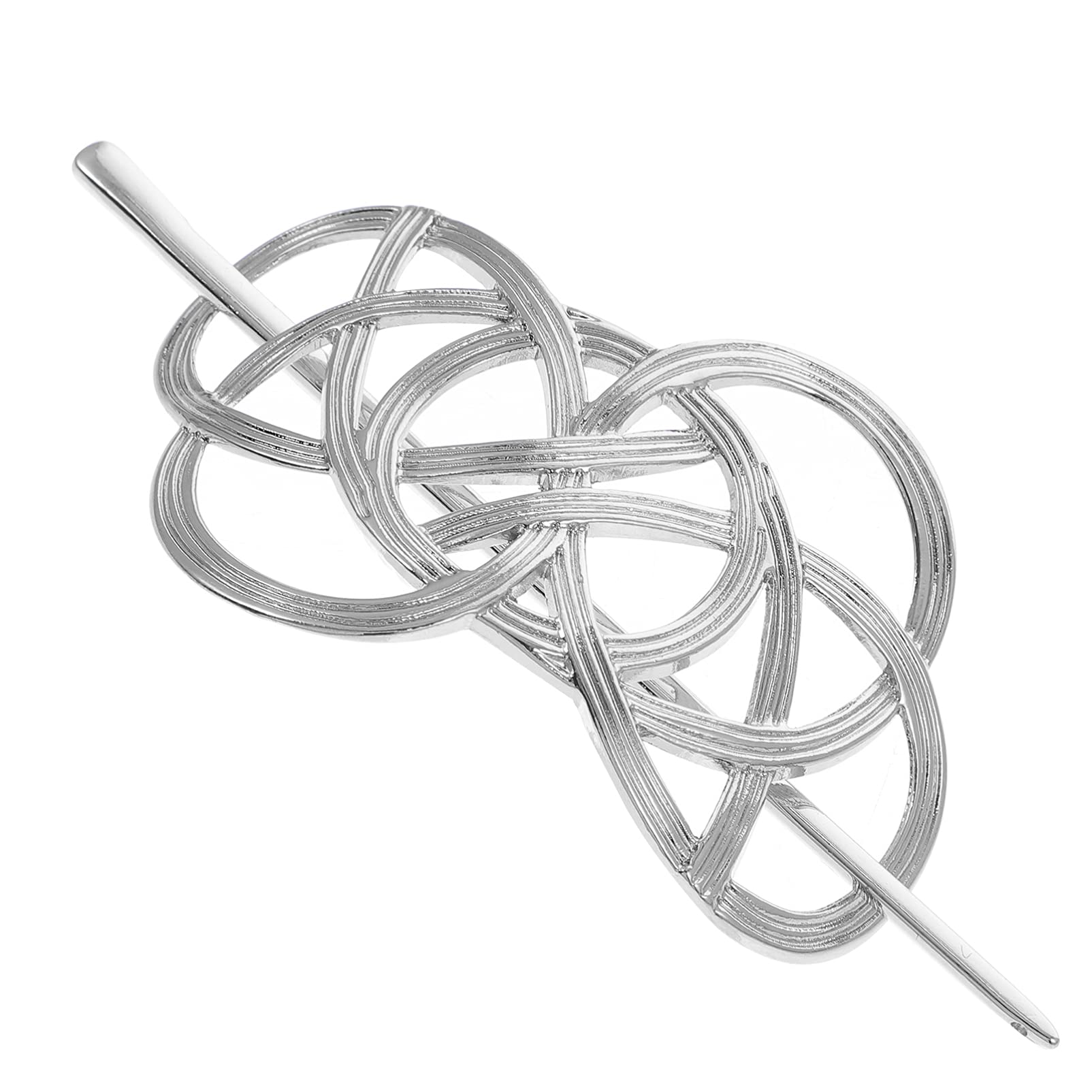 Minkissy Hair Clip, Vintage Irish Hair Slide Pin, Metal Knot Hair Clips, Viking Hair Barrettes for Women, Hair Accessory