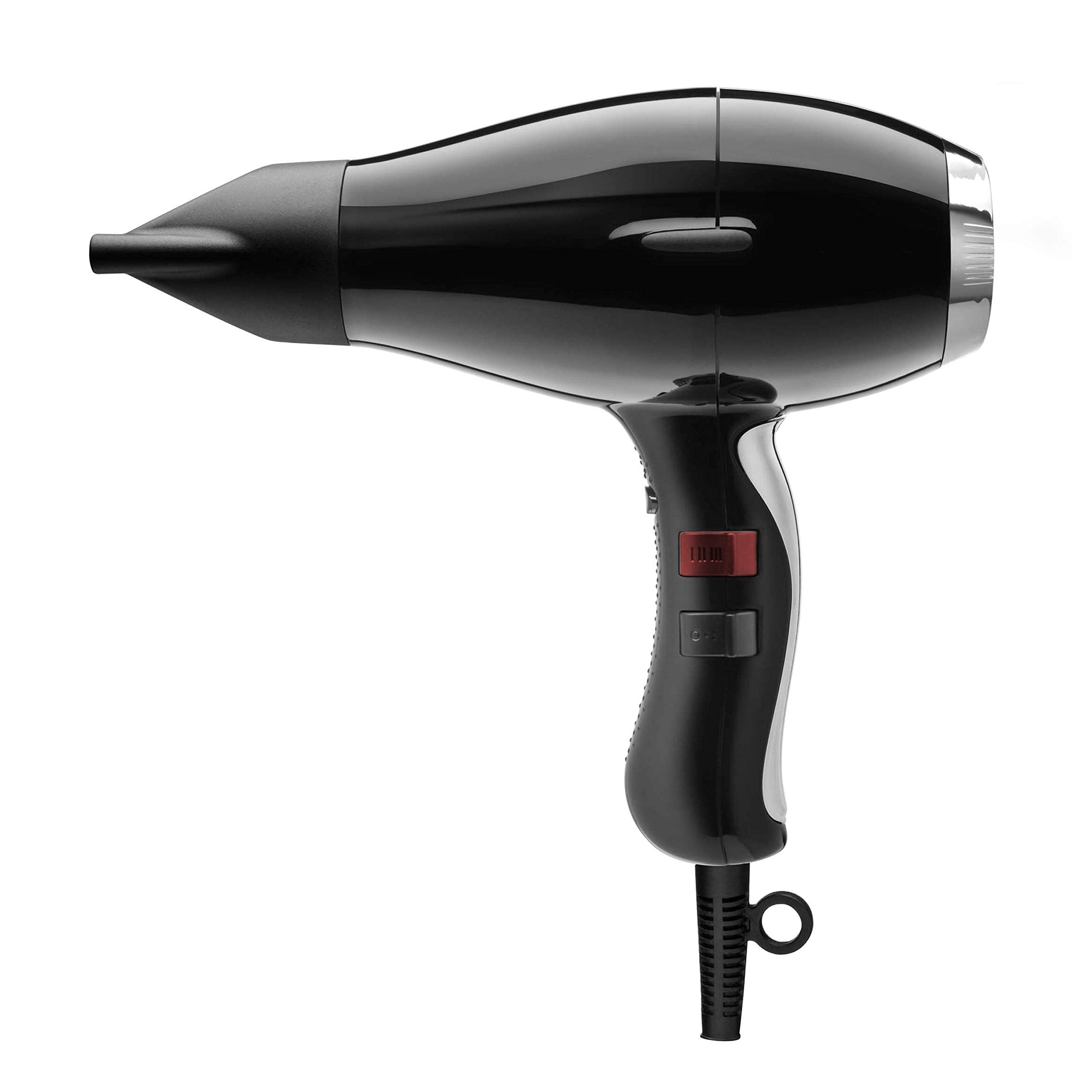 Elchim 3900 Healthy Ionic Ceramic Hair Dryer, Black/Silver, 1 Count (Pack Of 1)