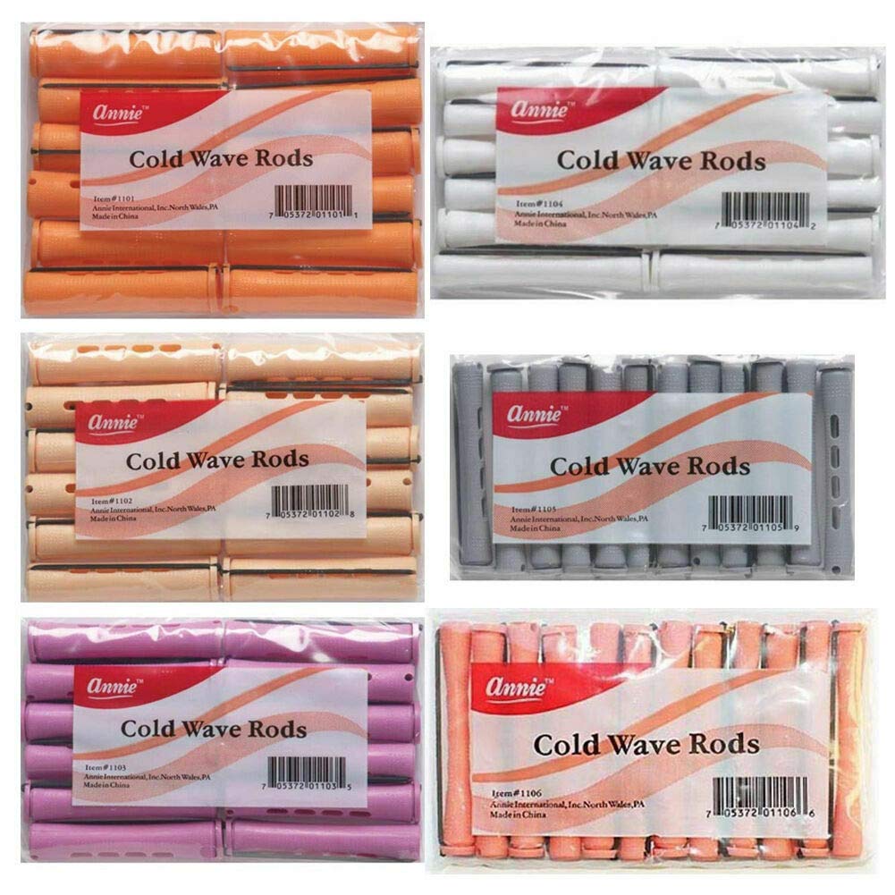 Annie #1103 Cold Wave Rods Orchid 9/16 Long (12CT)