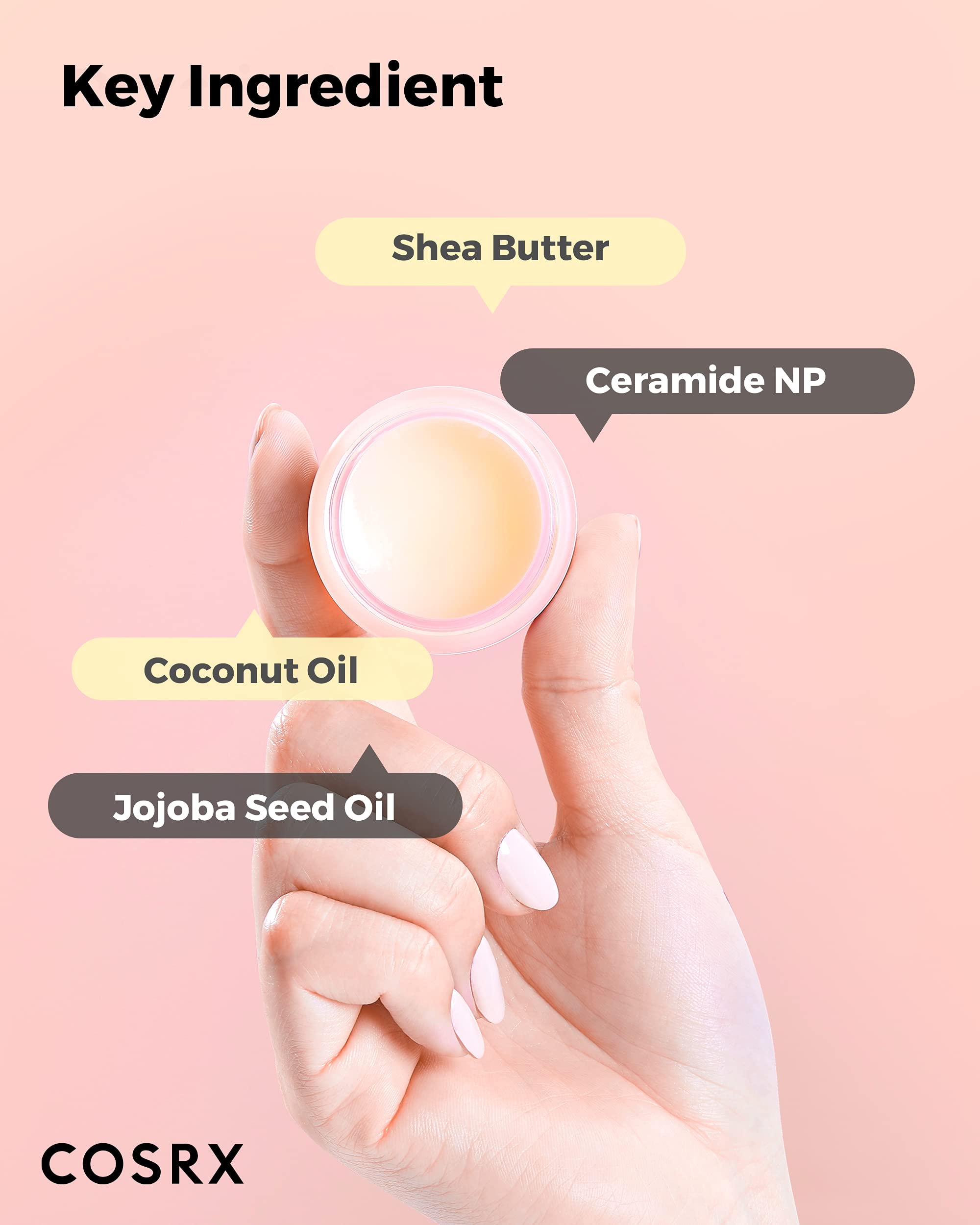 Cosrx Lip Care Balm For Dry Chapped Lips, Enriched With Shea Butter, Sleeping Mask, Korean Skincare, Animal Testing-Free, Artifi
