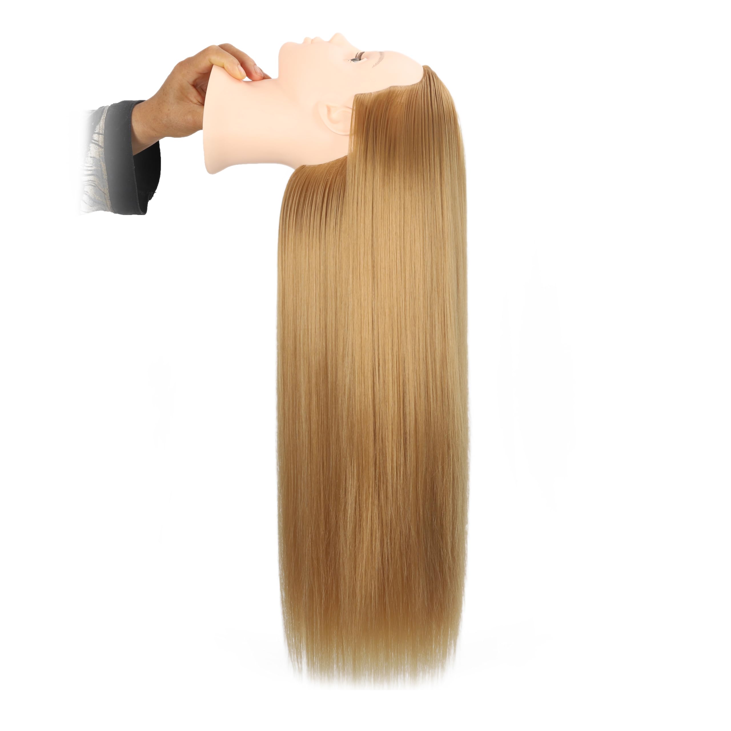 Headdoll 26''-28'' Mannequin Head Hair Styling Mannequin Head For Hair Styling And Free Table Stand Training Head Manikin Cosmet