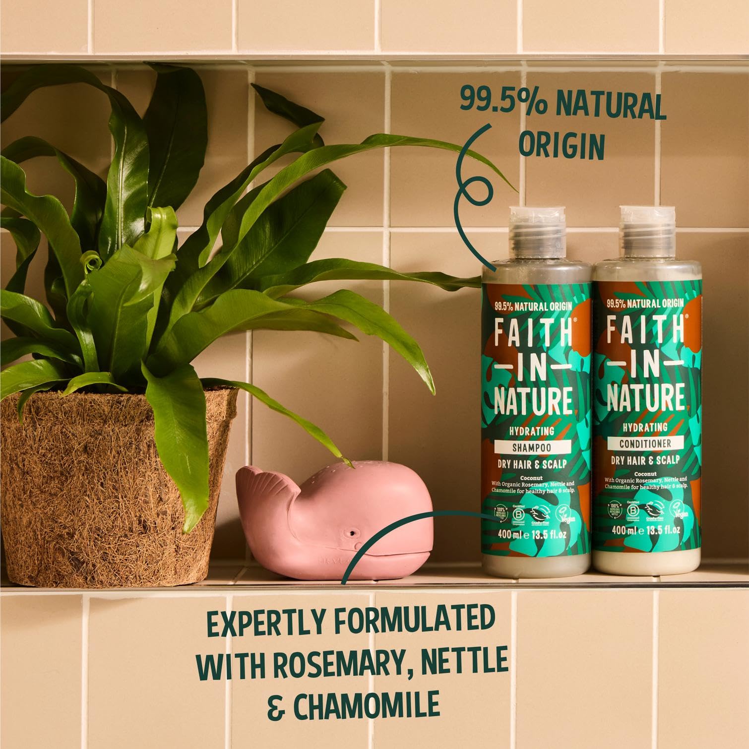 Faith In Nature Coconut Shampoo For Normal To Dry Hair 400ml
