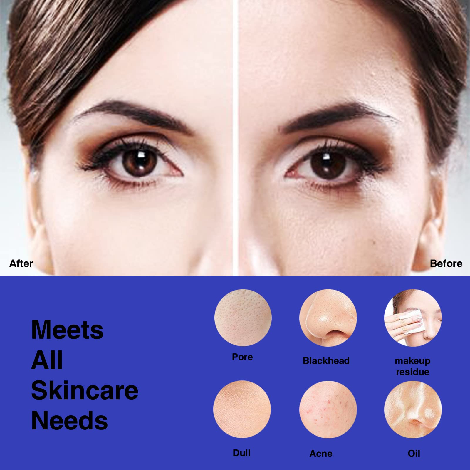 Sonic Facial Cleansing Brush, Waterproof Face Scrub Brush For Men & Women, Rechargeable Face Brushes For Cleansing And Exfoliati