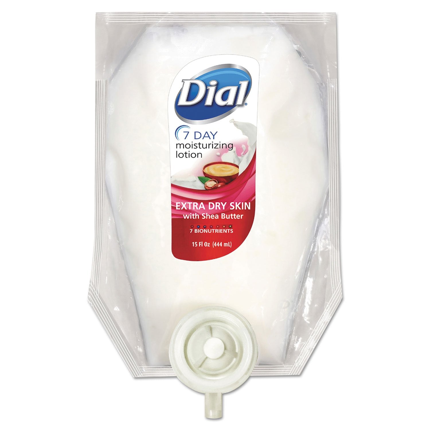 Dial 12259EA Extra Dry 7-Day Moisturizing Lotion with Shea Butter 15 oz Refill