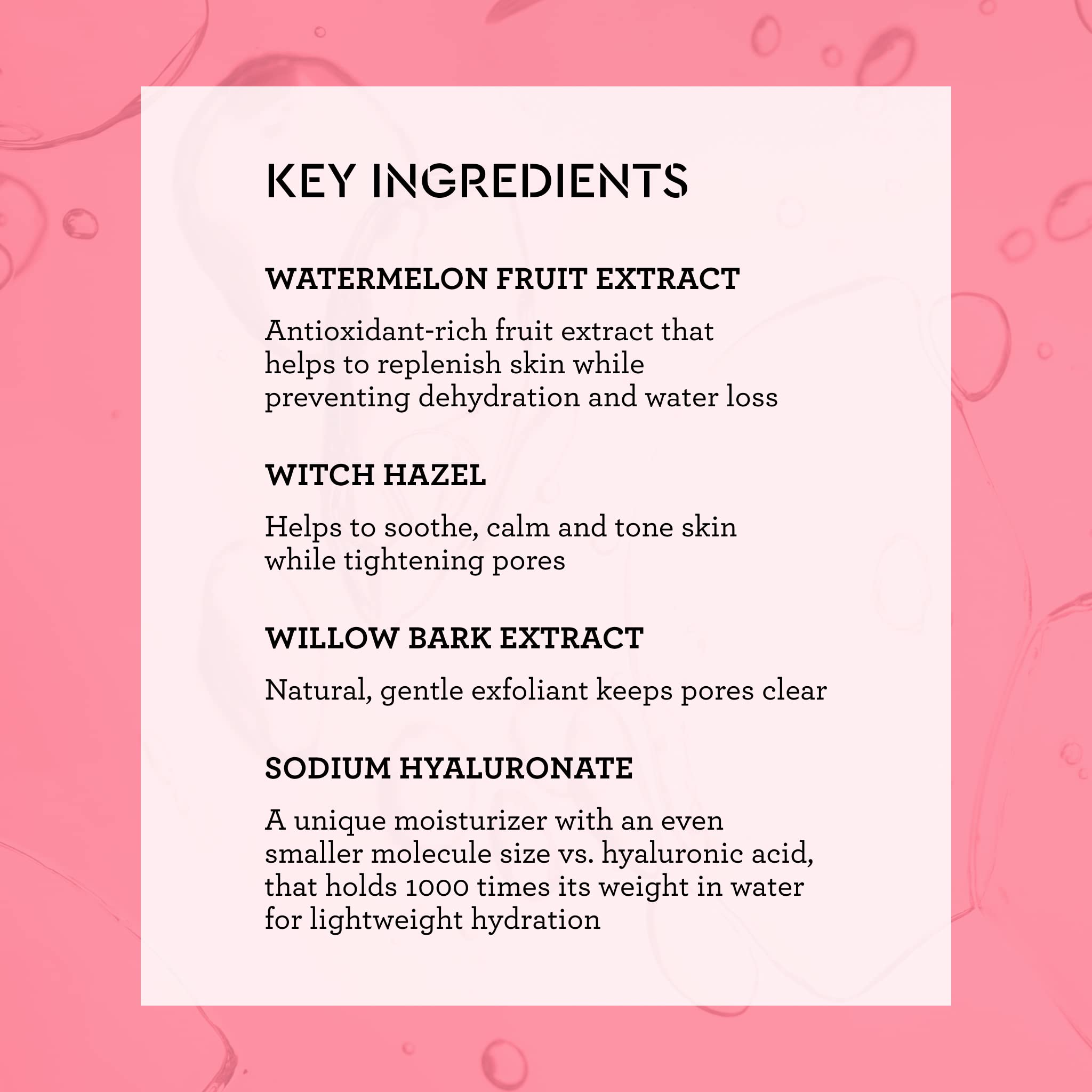 Bliss What A Melon Replenishing Watermelon Toner - 7 Fl Oz - Witch Hazel & Willow Bark - Replenishes, Refreshes And Energizes Ti