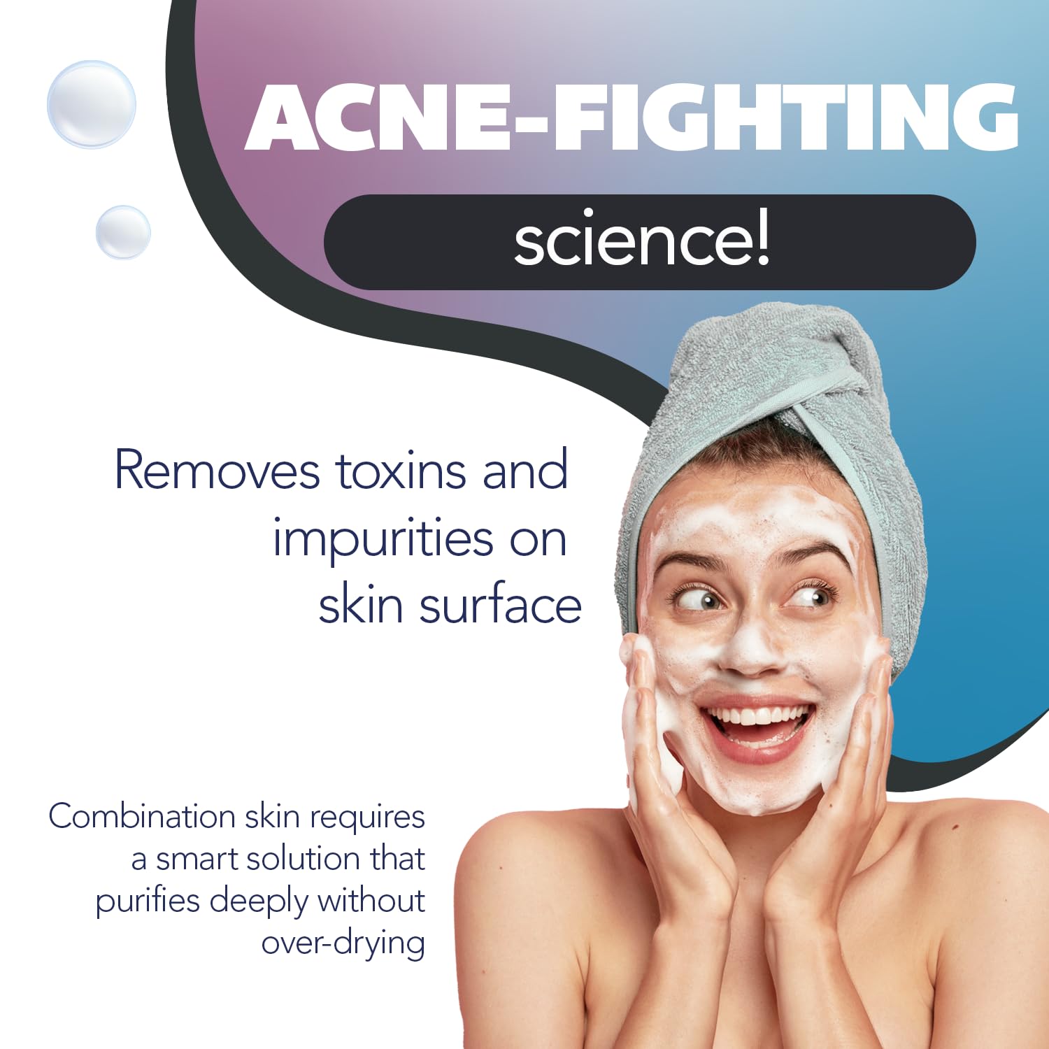 Asepxia Salicylic Acid & Activated Charcoal Bar Soap | Acne Treatment, Reduces Pimples & Blemishes, Deep Cleansing Facial Cleans