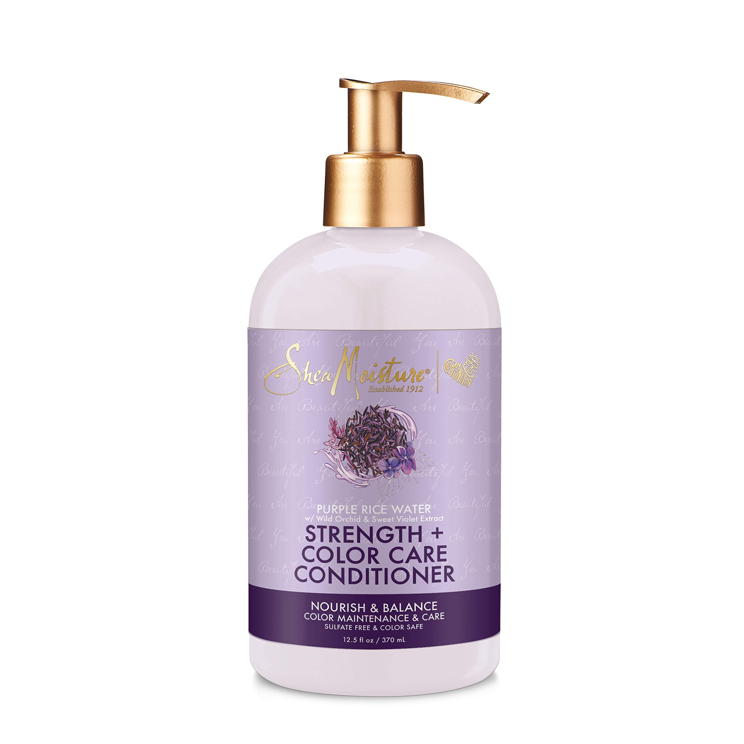 Sheamoisture Strength + Color Care Conditioner Purple Rice Water 13 Oz