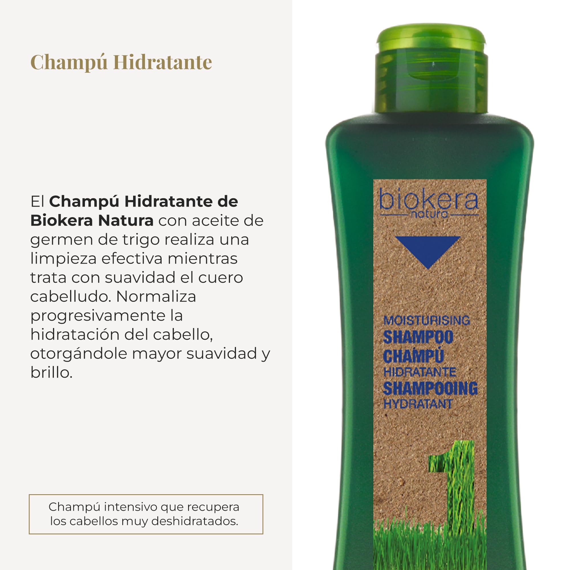 Salerm Biokera Natura Moisturizing Shampoo 10.8oz