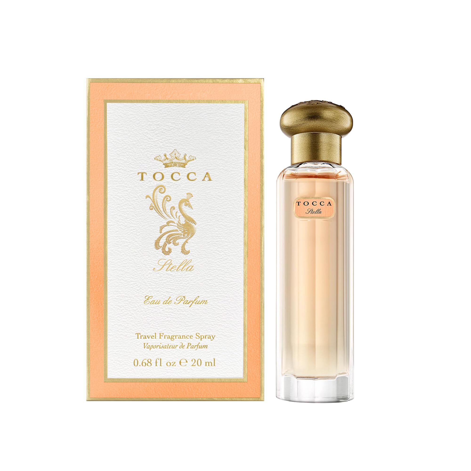 Tocca Eau De Parfum Set For Women, Stella (20Ml + 50Ml) - Fresh Floral, Blood Orange, Freesia, Spicy Lily - Hand-Finished Bottle