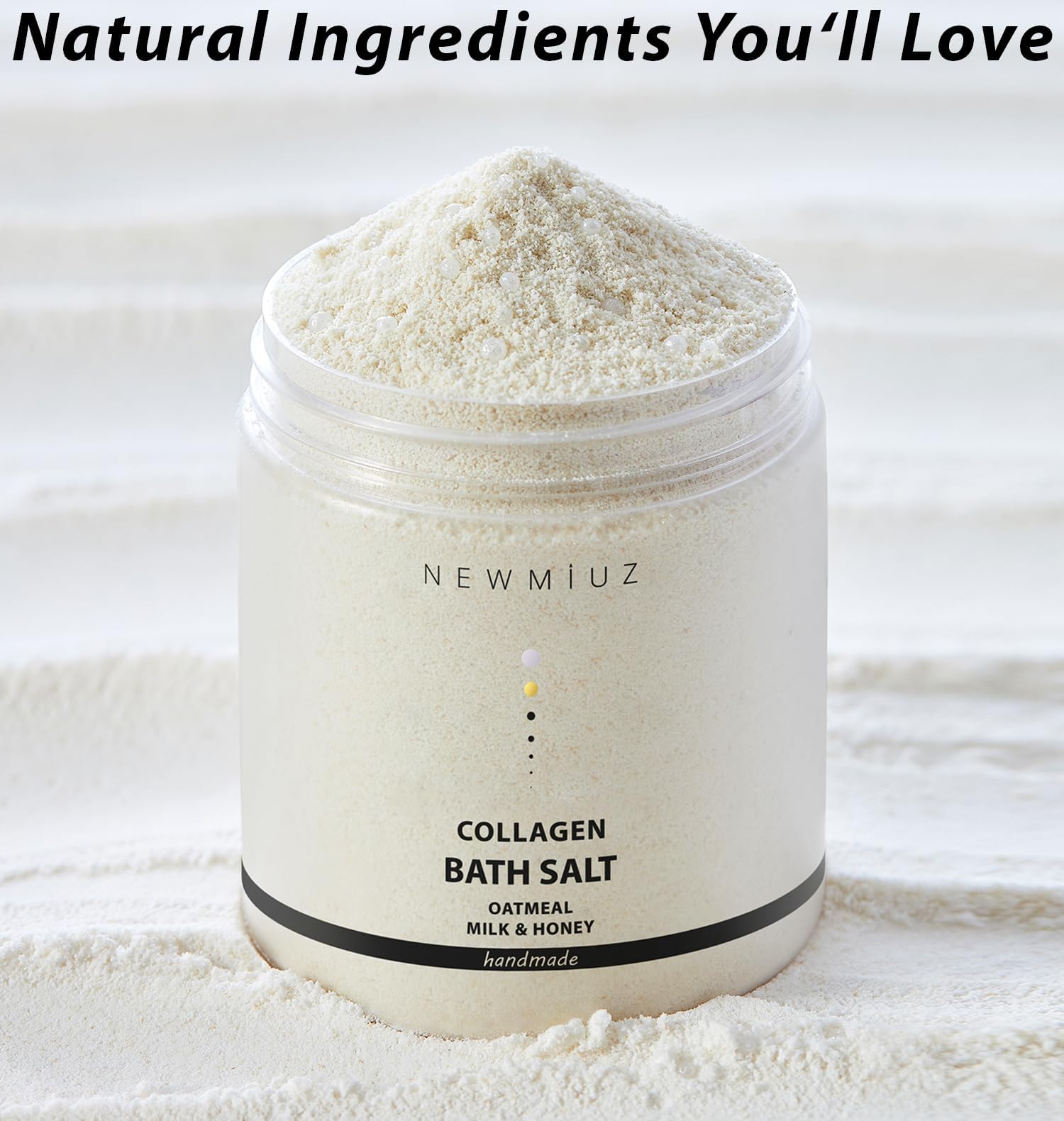 Collagen Bath Salt Soak - Moisturize Soften Skin - Magnesium Epsom Salt - Luxury Spa Bubble Mother'S Birthday Christmas Relaxati