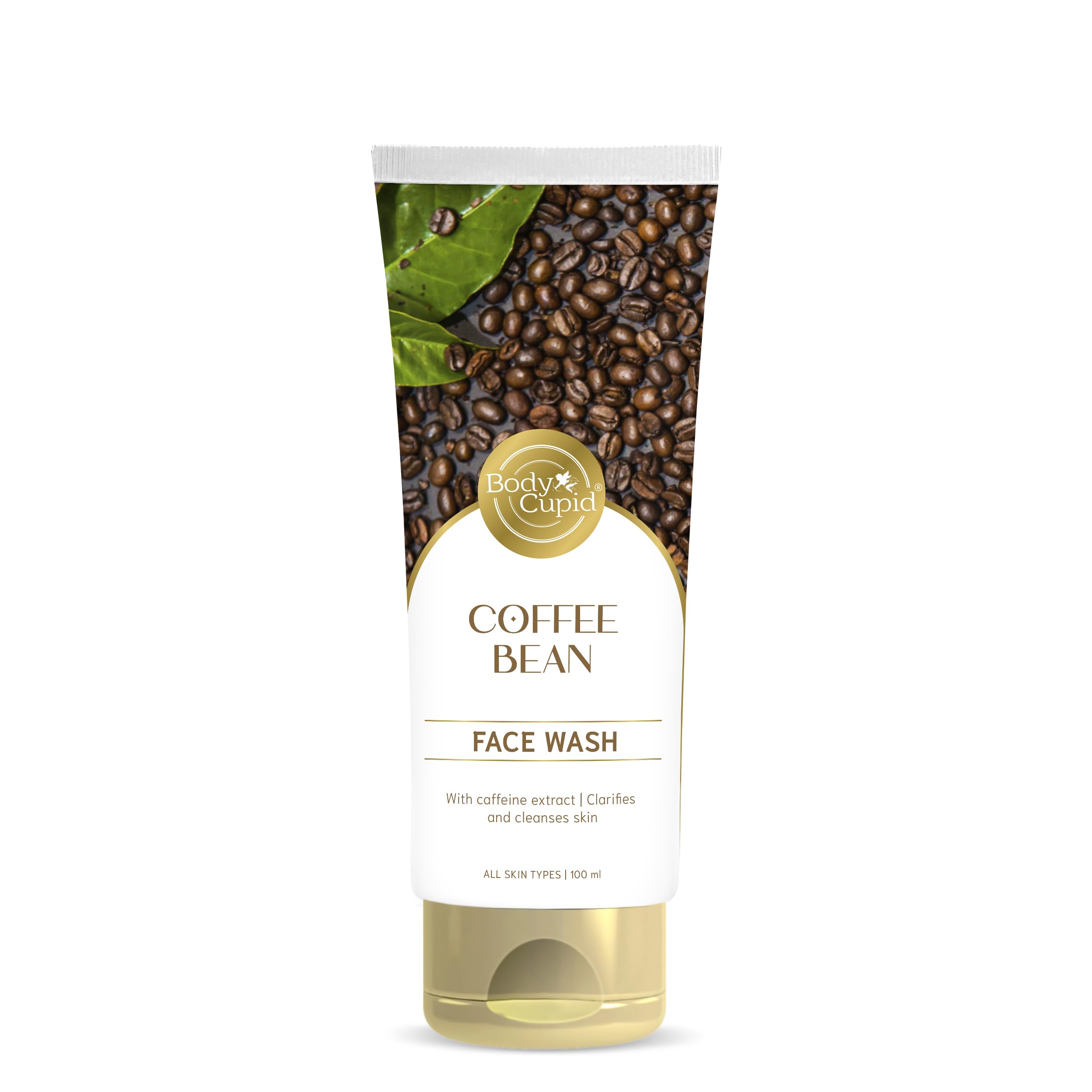 Body Cupid Coffee Bean Face Wash | Gentle Exfoliating Face Cleanser With Coffee Extract & Walnut Beads | Energizing & MoistureB