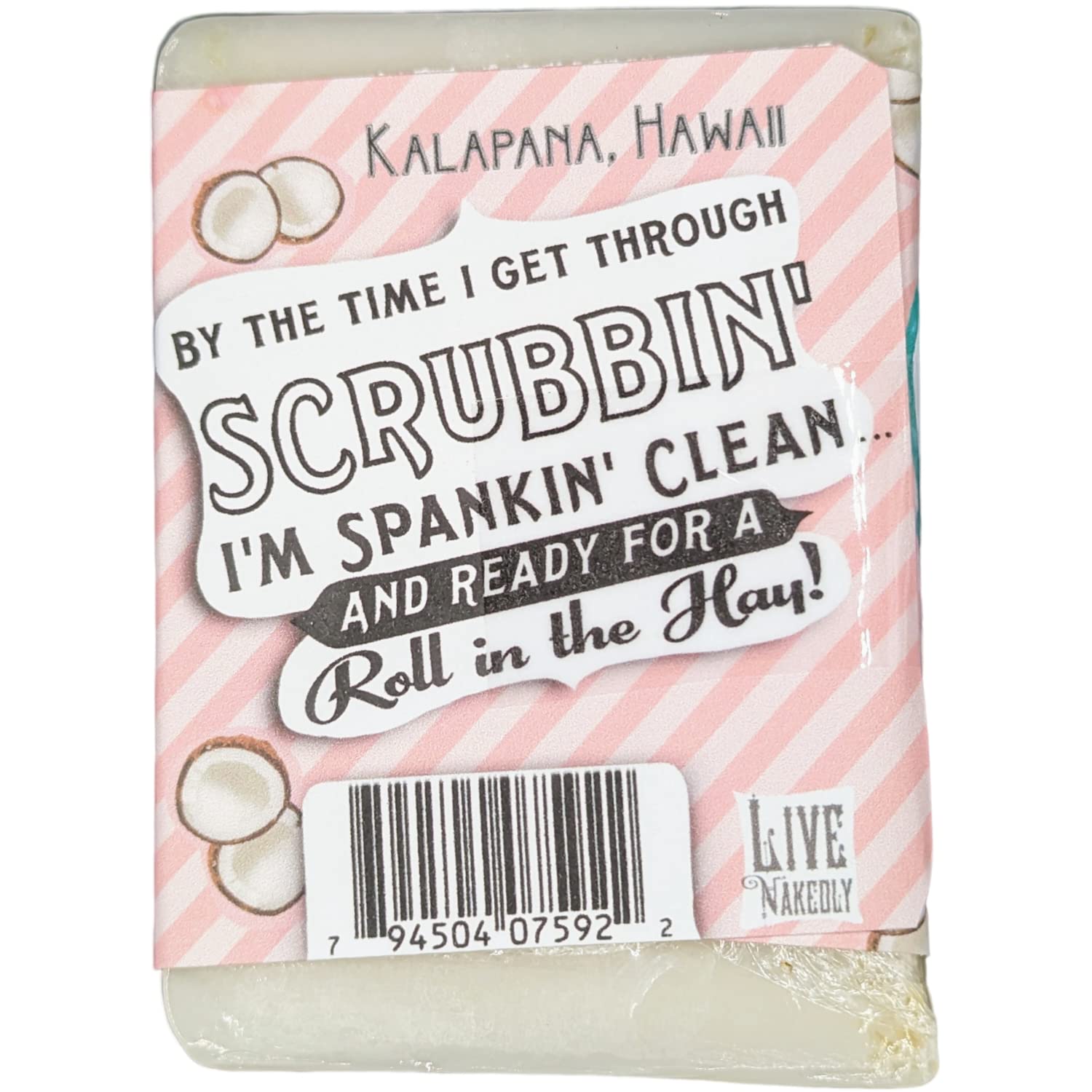 Creamy Coconut Cutie BAR SOAP Safflower Coconut Soy by Filthy Farmgirl